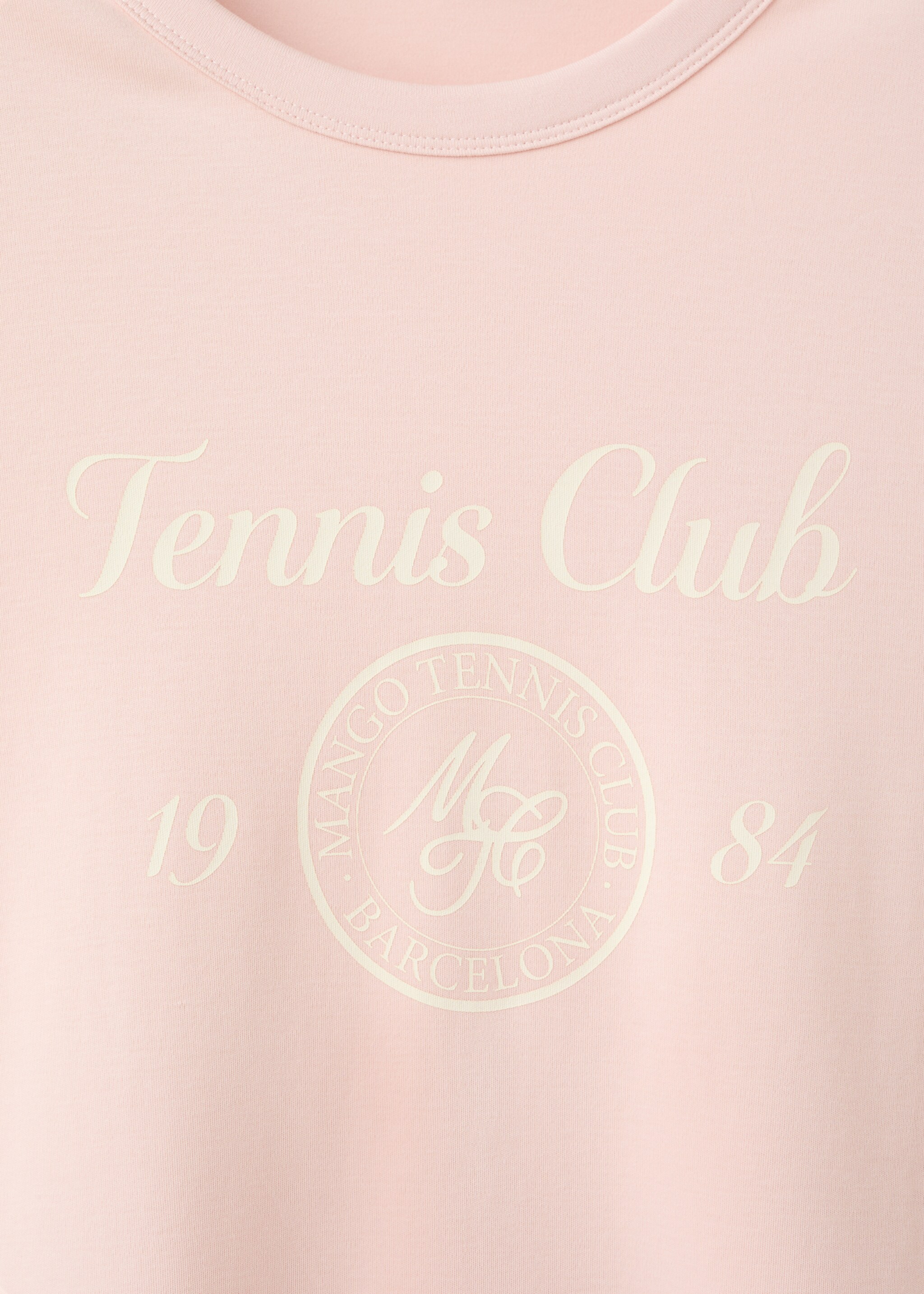 100% cotton printed t-shirt - Details of the article 8, Light Pink. Ref: 27047793-00.