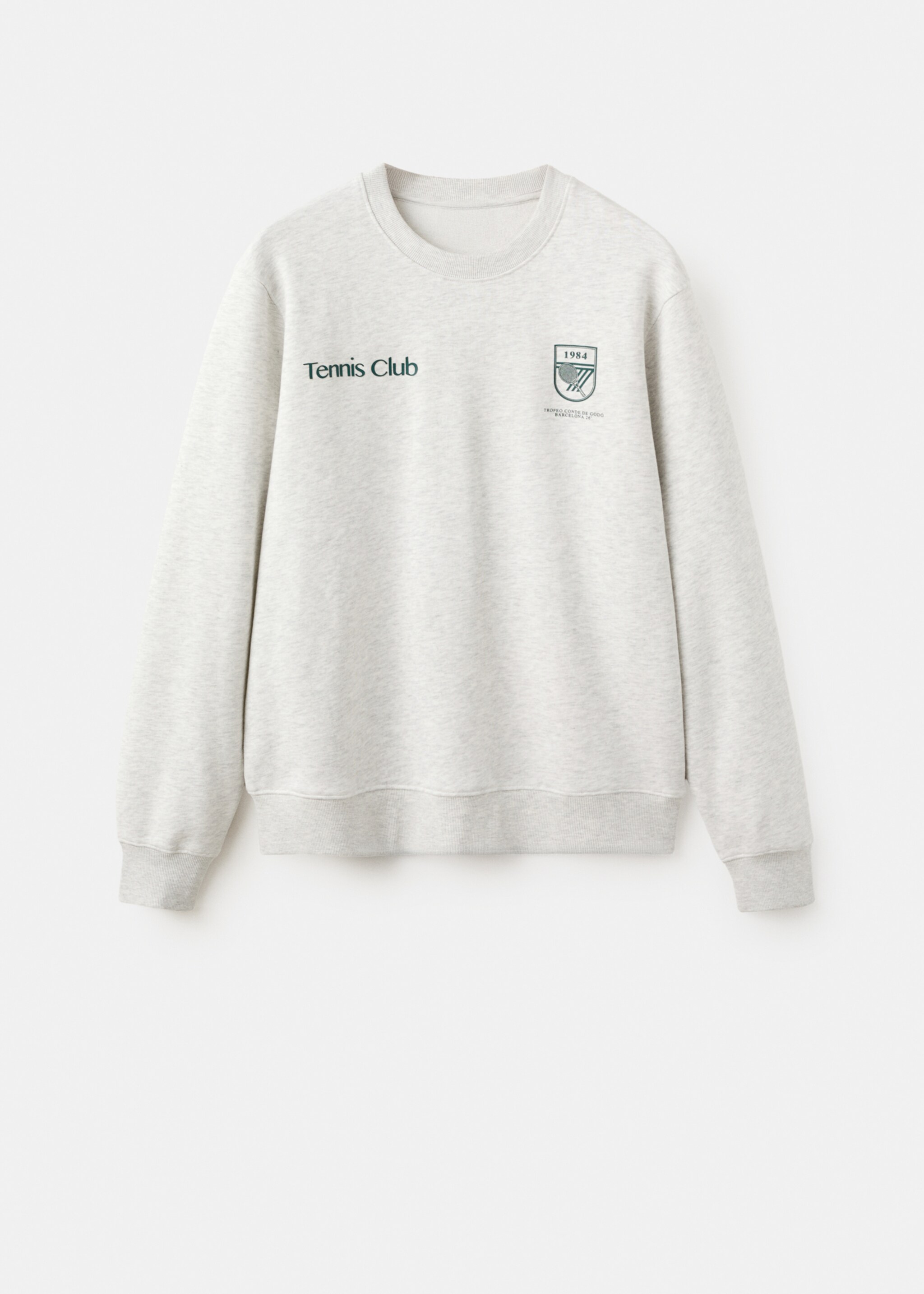 Sweatshirt tcrally - Article without model, Grey. Ref: 27047794-00.