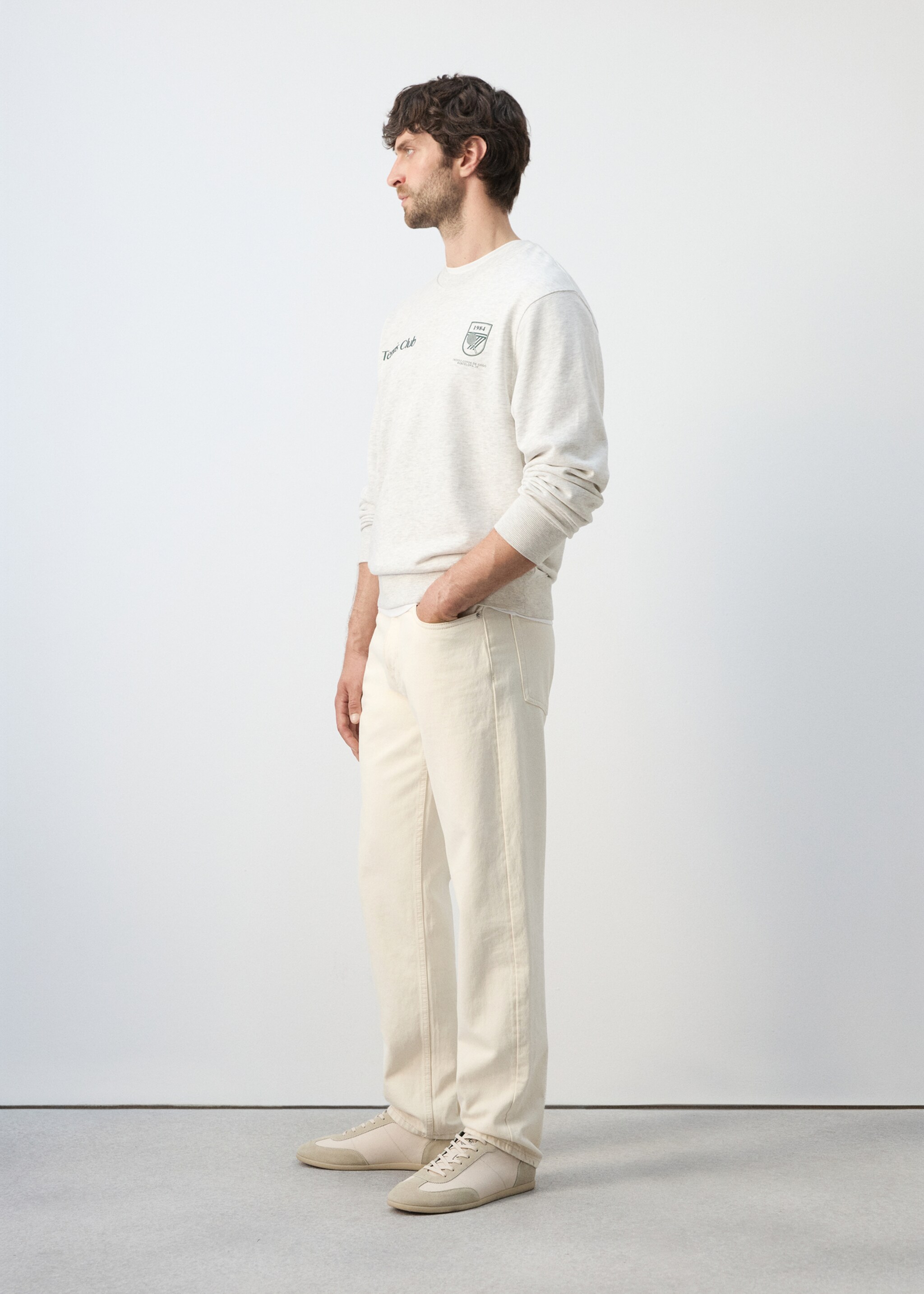 Sweatshirt tcrally - Details of the article 2, Grey. Ref: 27047794-00.