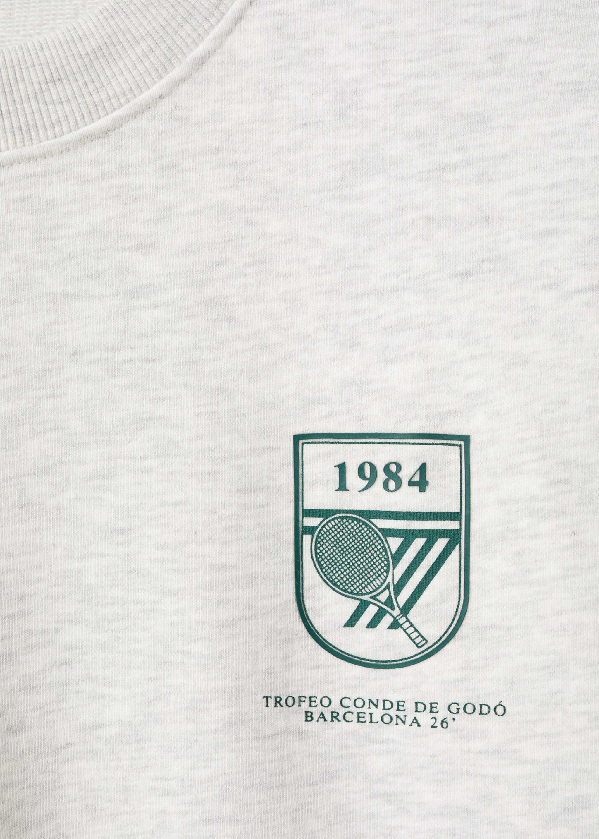 Sweatshirt tcrally - Details of the article 8, Grey. Ref: 27047794-00.