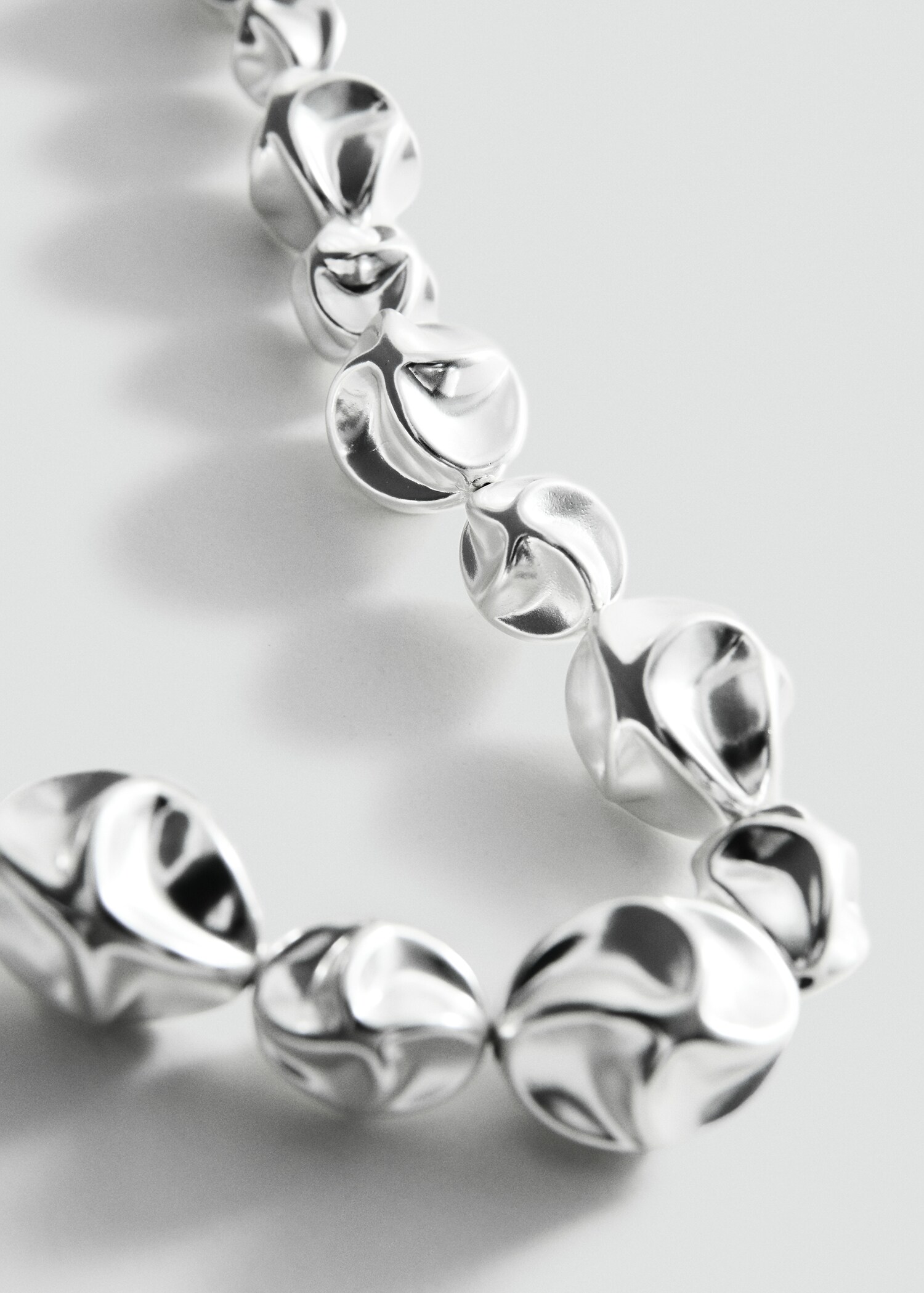 Collier chaîne maillons - Plan moyen