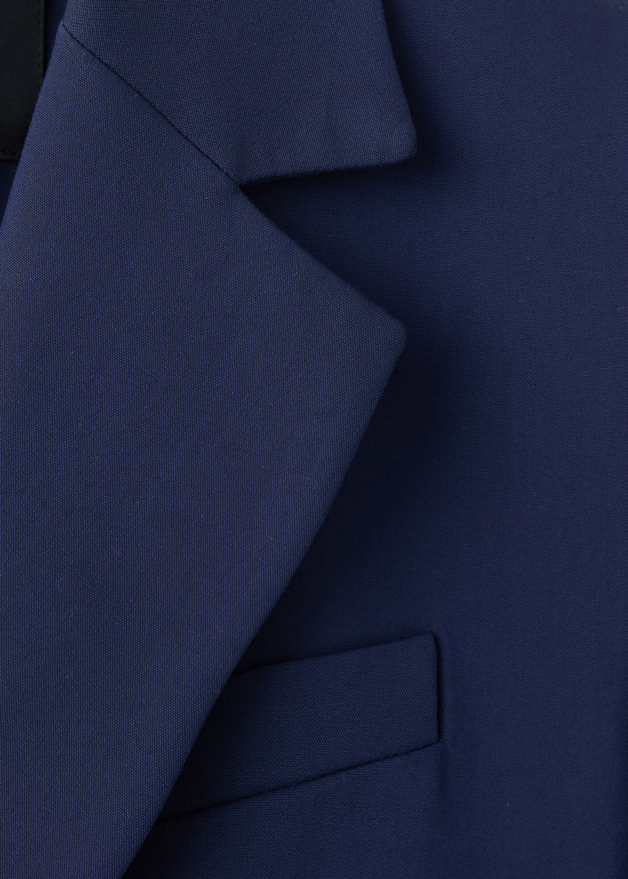 Двубортный костюмный пиджак - Деталь изделия 8, Синий. Ref: 27047803-00.