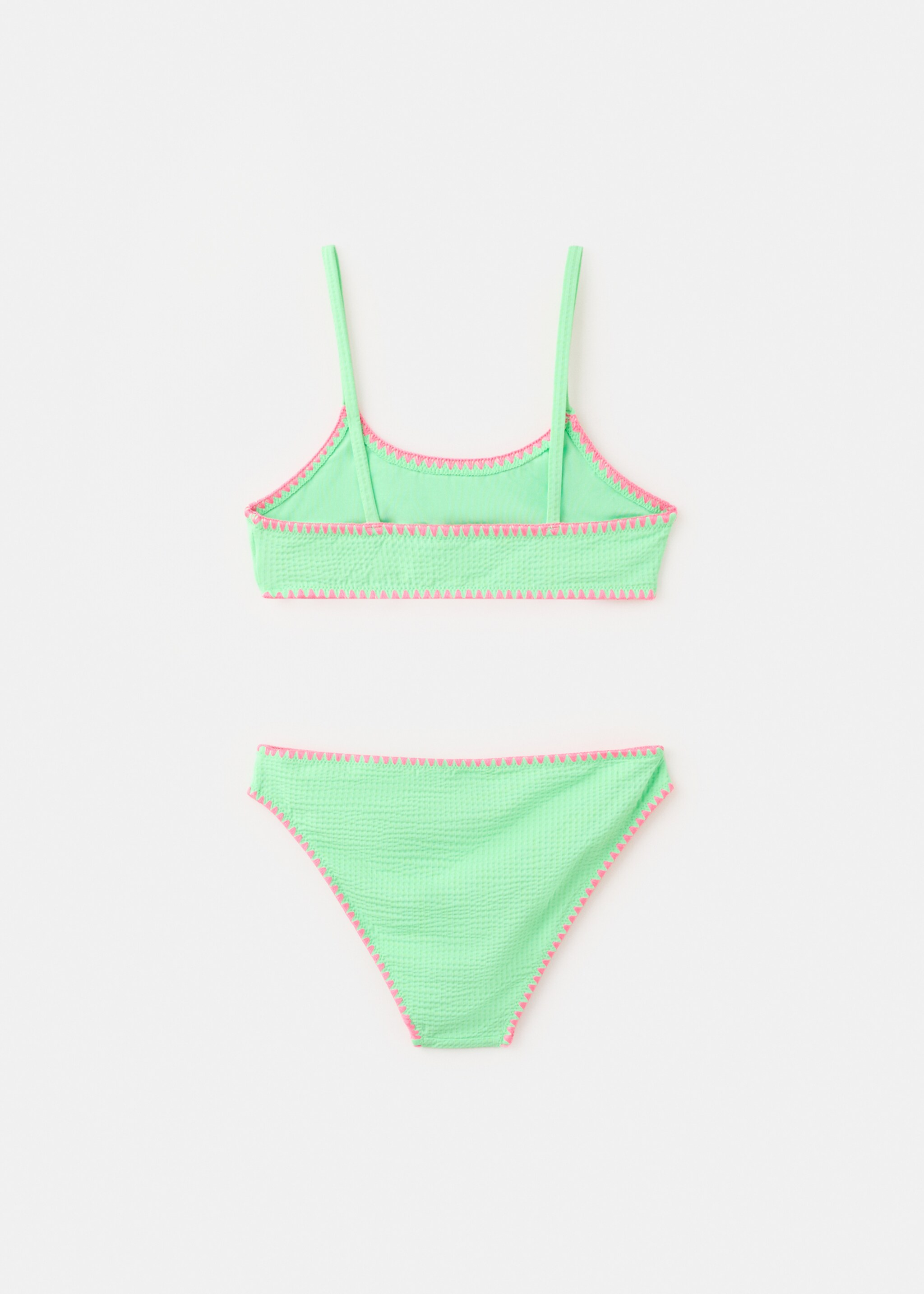 Bikini texture bordures - Verso de l’article, Vert menthe. Ref: 27047894-00.