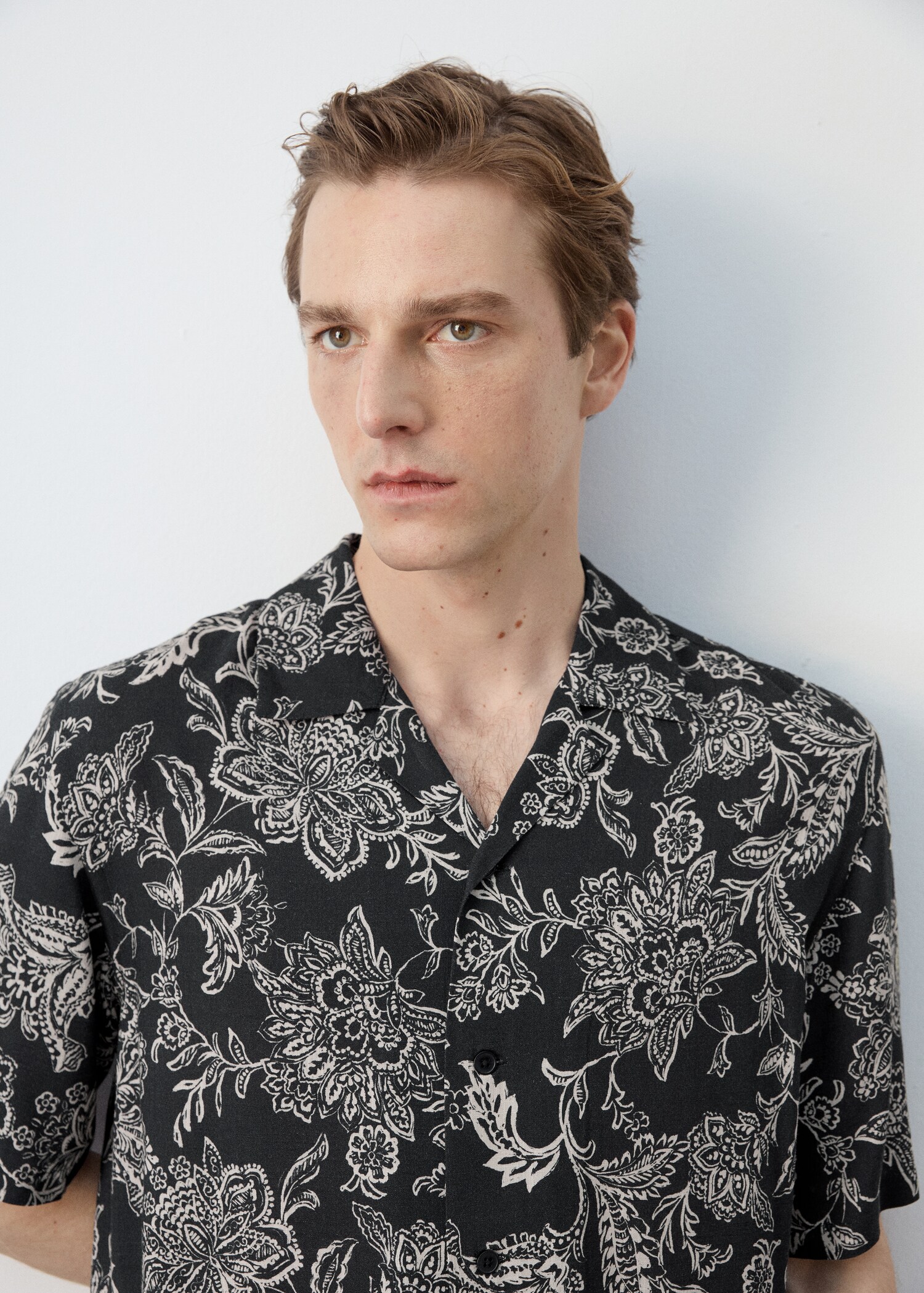 Gemustertes Regular-Fit-Hemd - Detail des Artikels 1