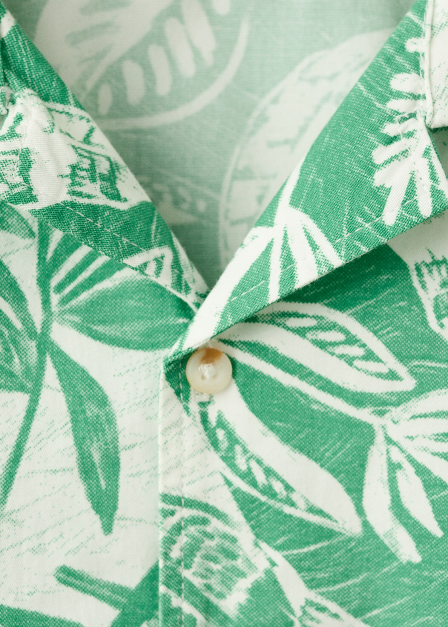 Floral-print cotton shirt - Details of the article 8