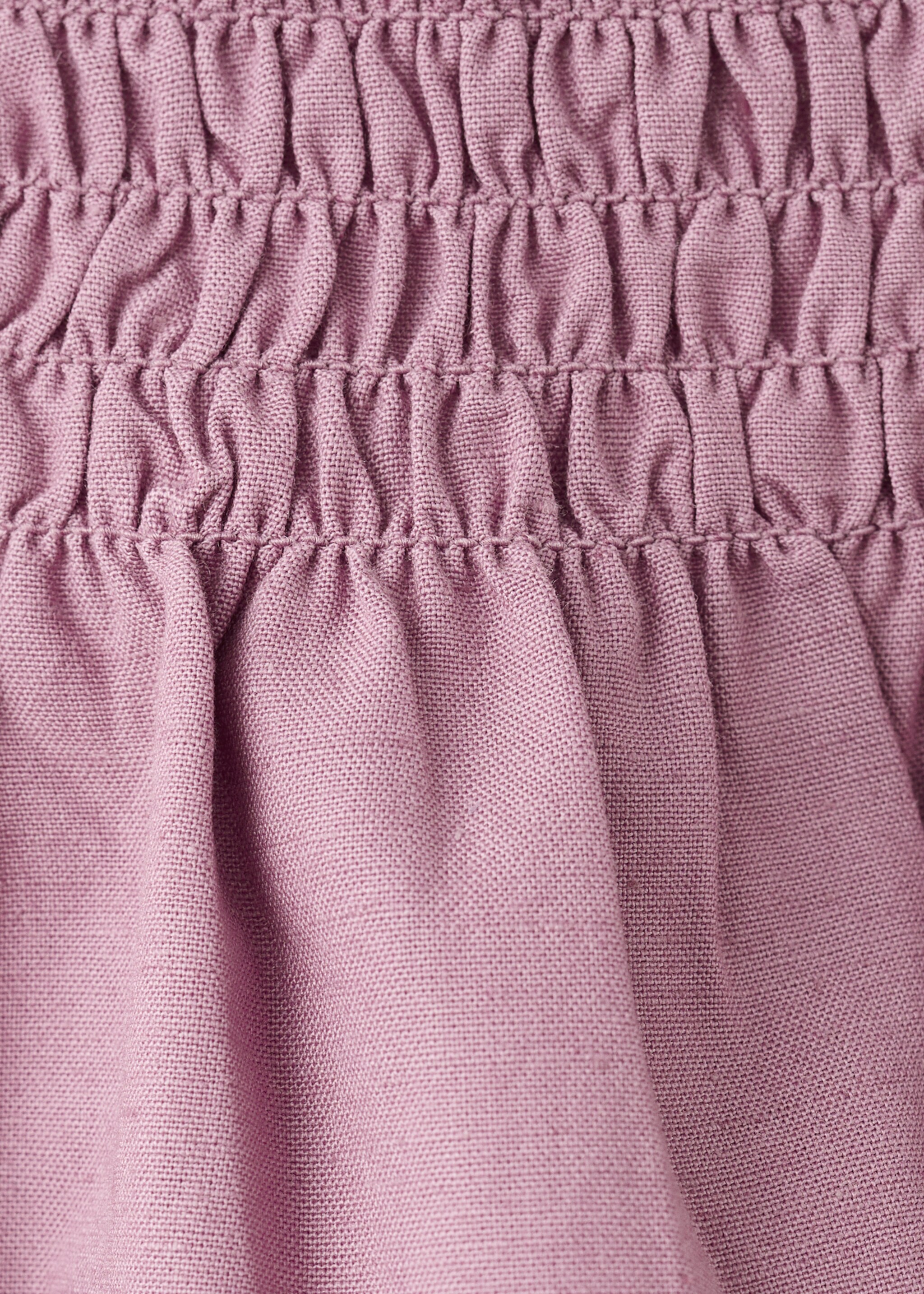 Wool cotton-blend blouse - Details of the article 0, Light/Pastel Purple. Ref: 27047910-00.