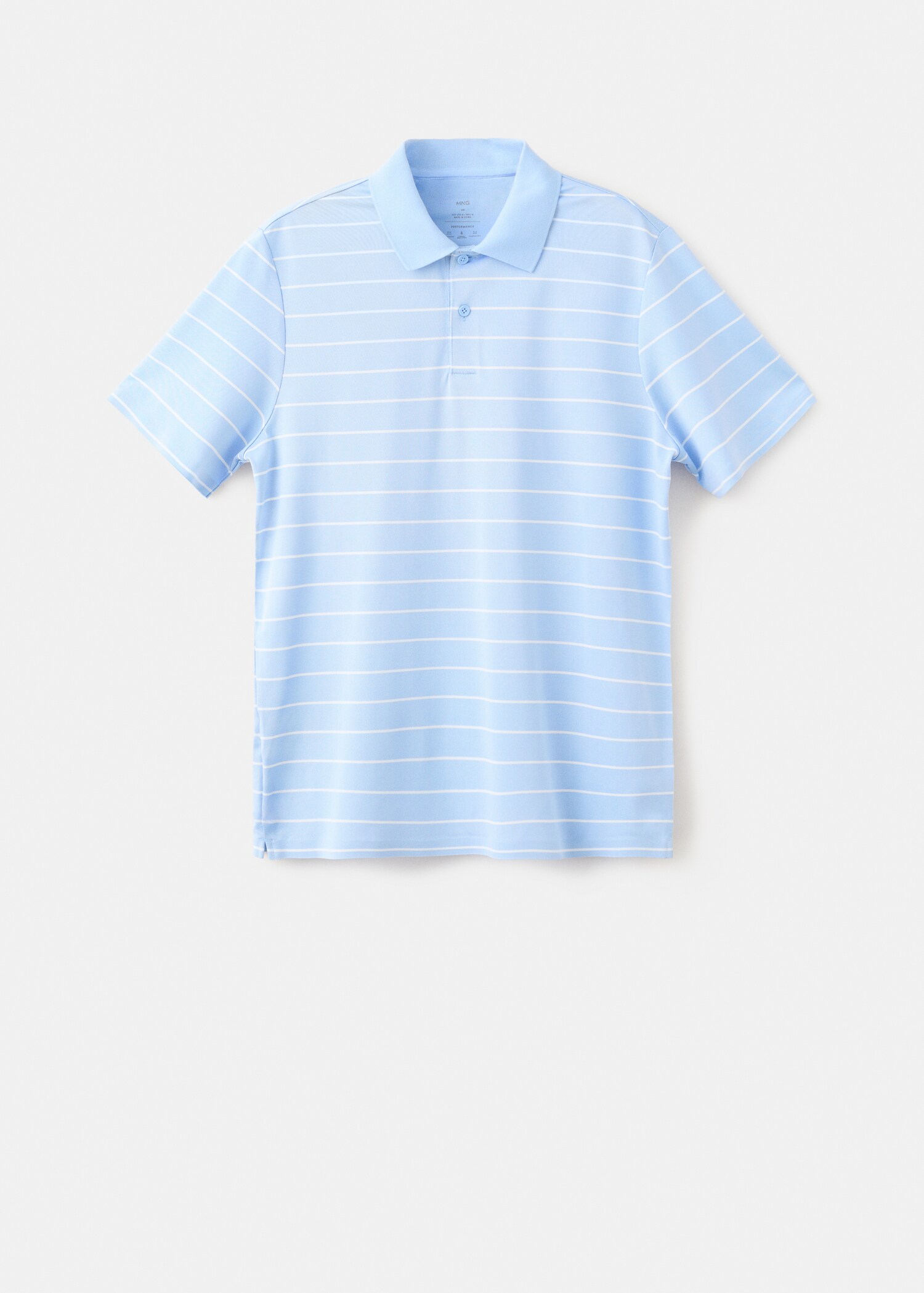 Slim fit striped polo shirt COOLMAX® - Article without model