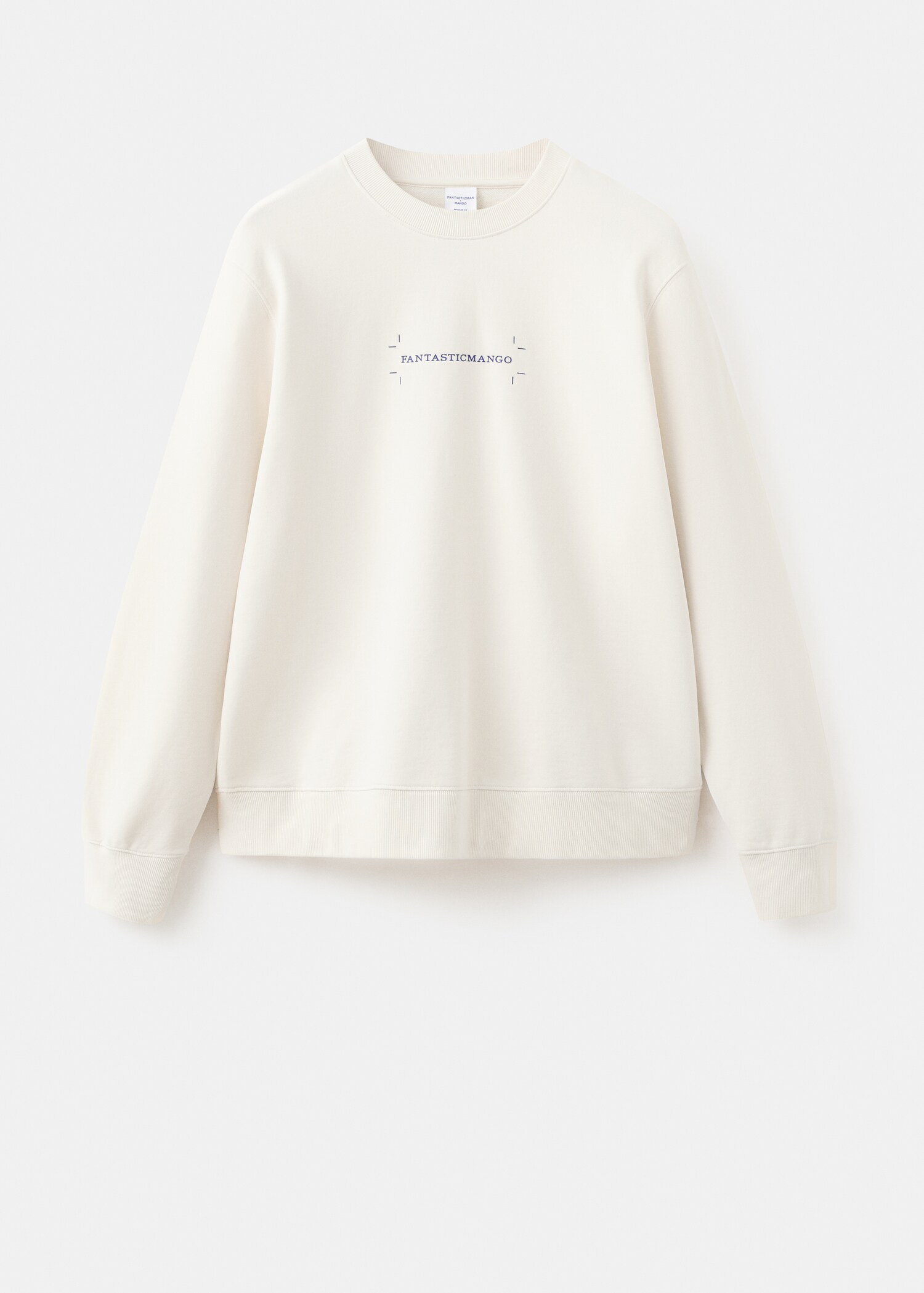 Hoodie 100% katoen met tekst - Artikel zonder model