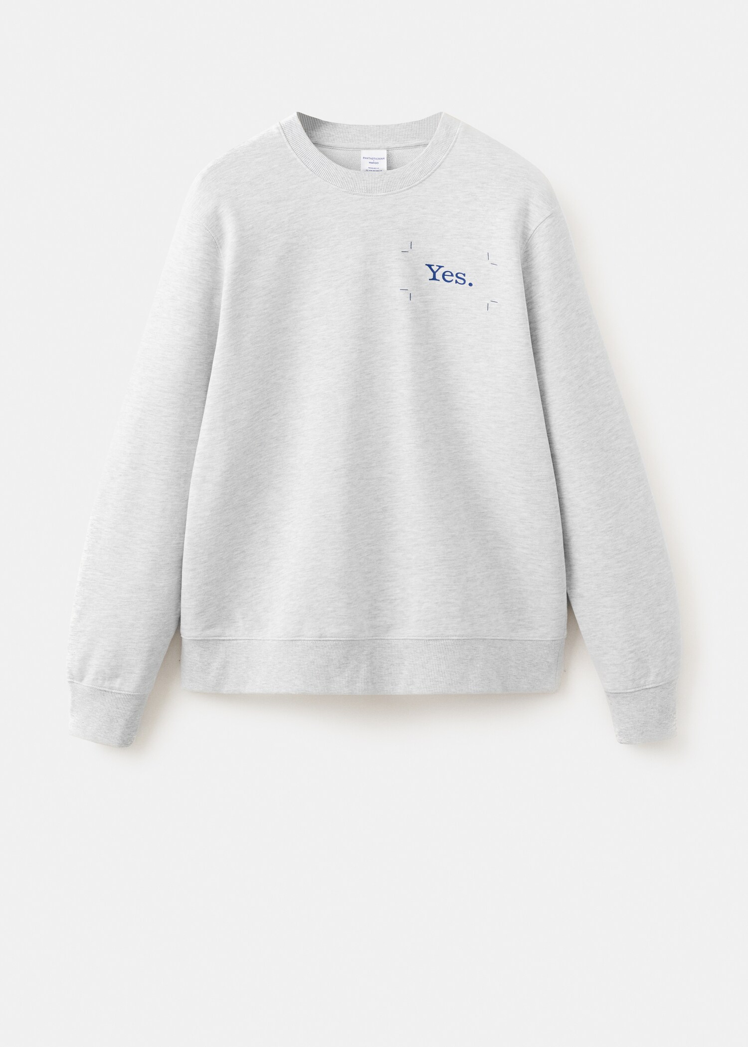 Hoodie 100% katoen met tekst - Artikel zonder model