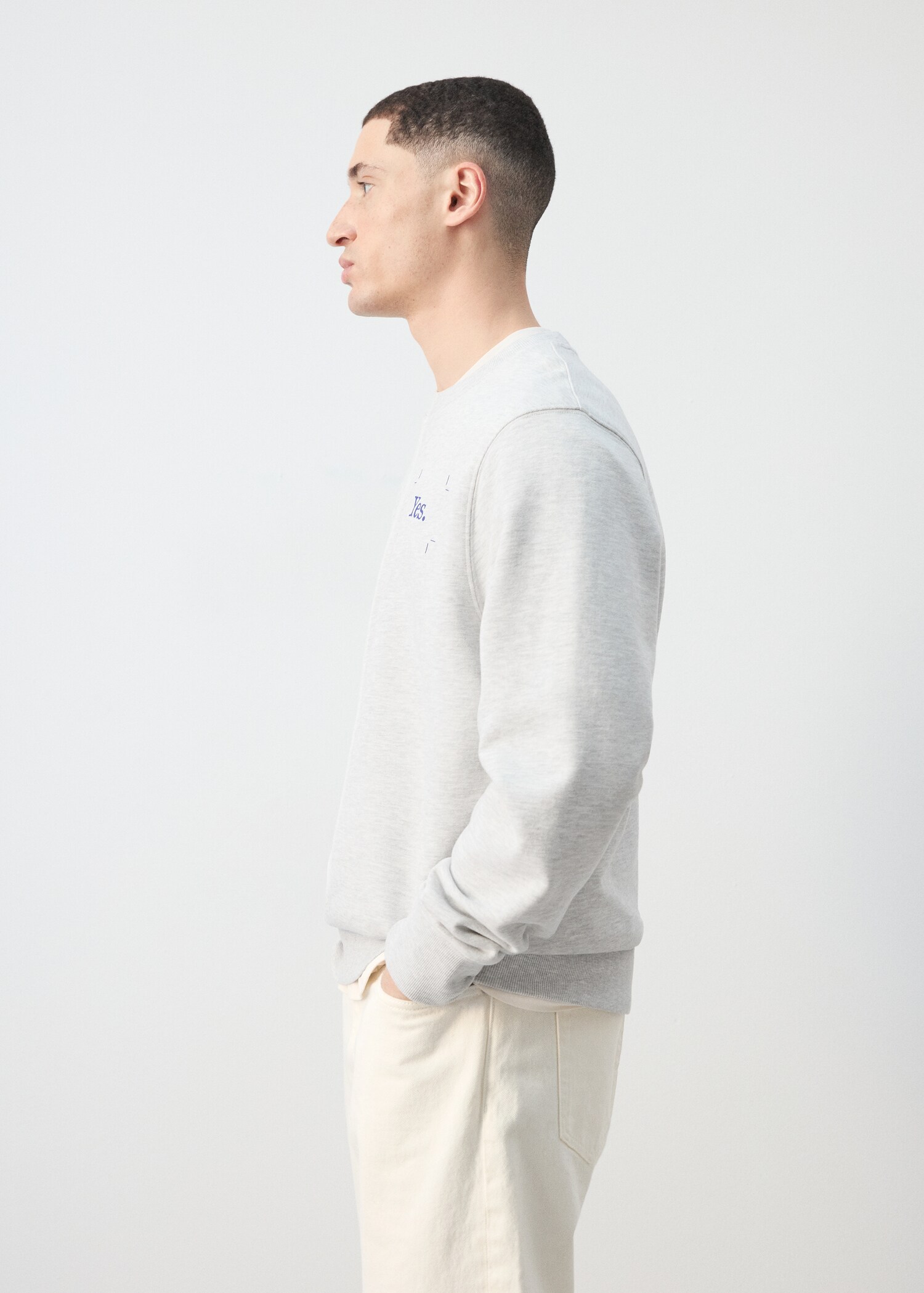 Hoodie 100% katoen met tekst - Detail van het artikel 2