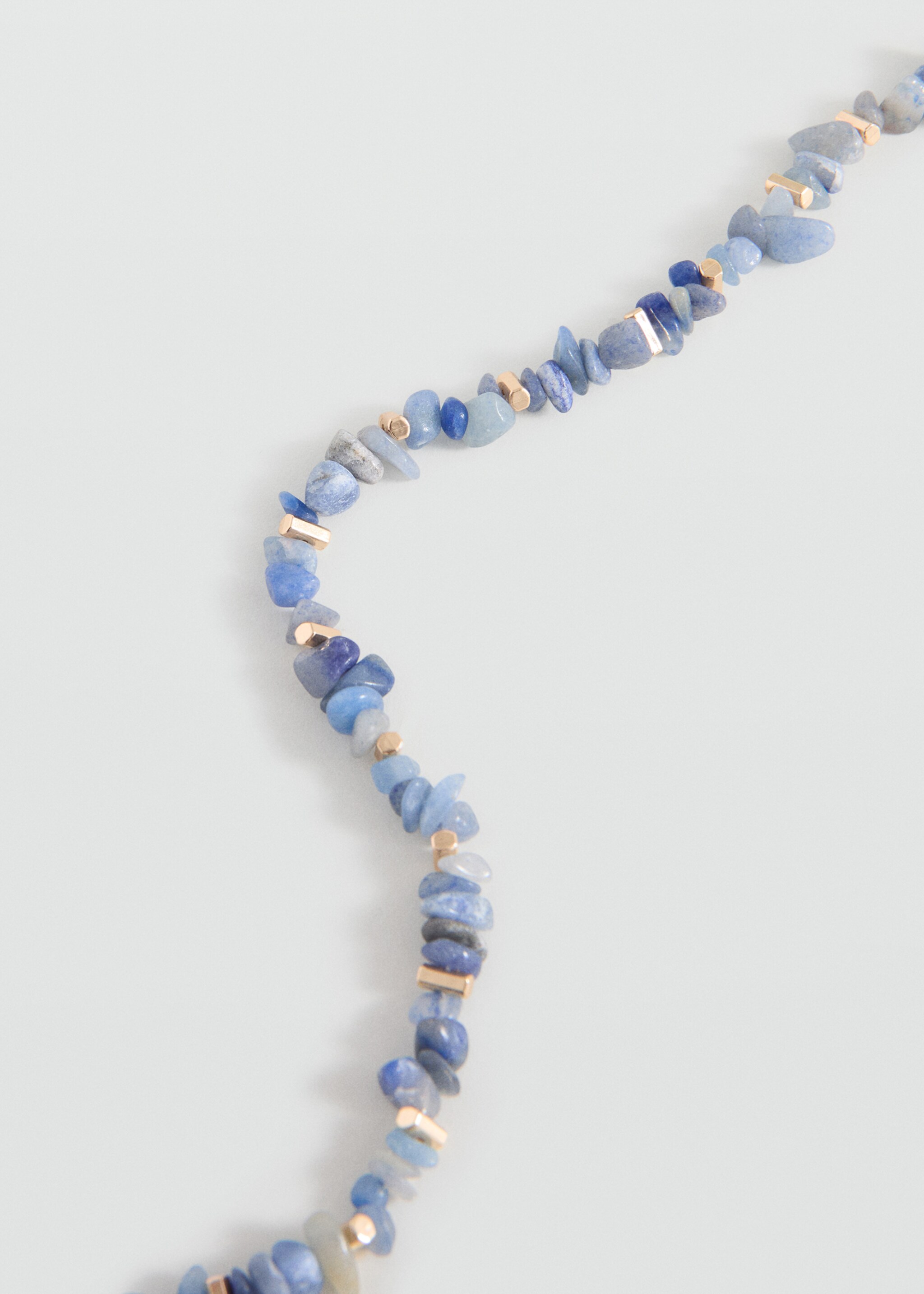 Beaded necklace - Medium plane, Blue. Ref: 27047921-00.