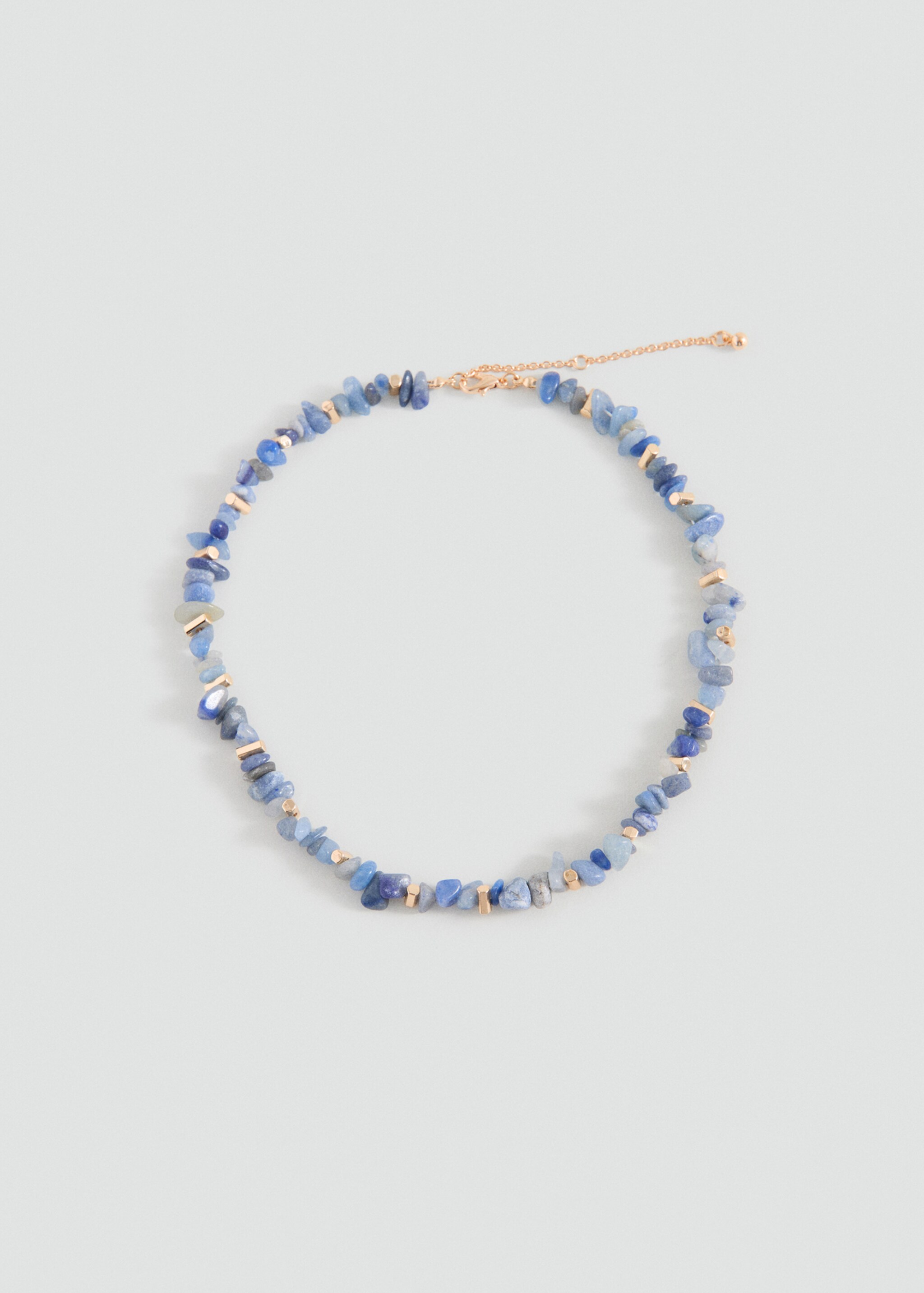 Beaded necklace - Article without model, Blue. Ref: 27047921-00.