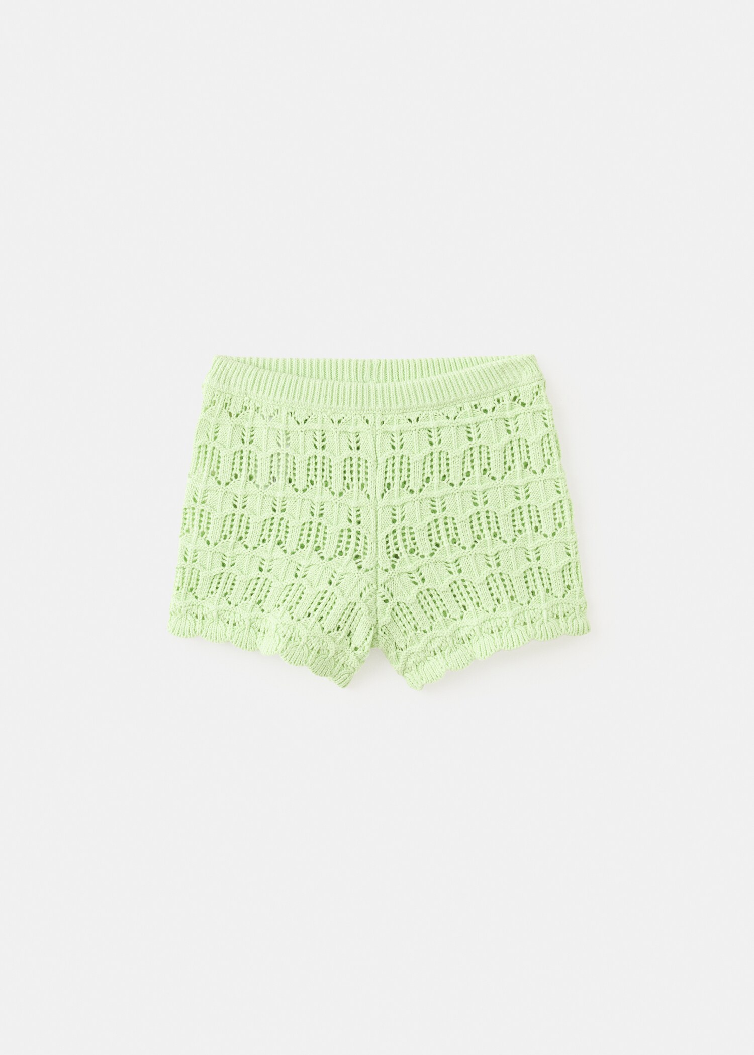Cotton knitted shorts - Article without model