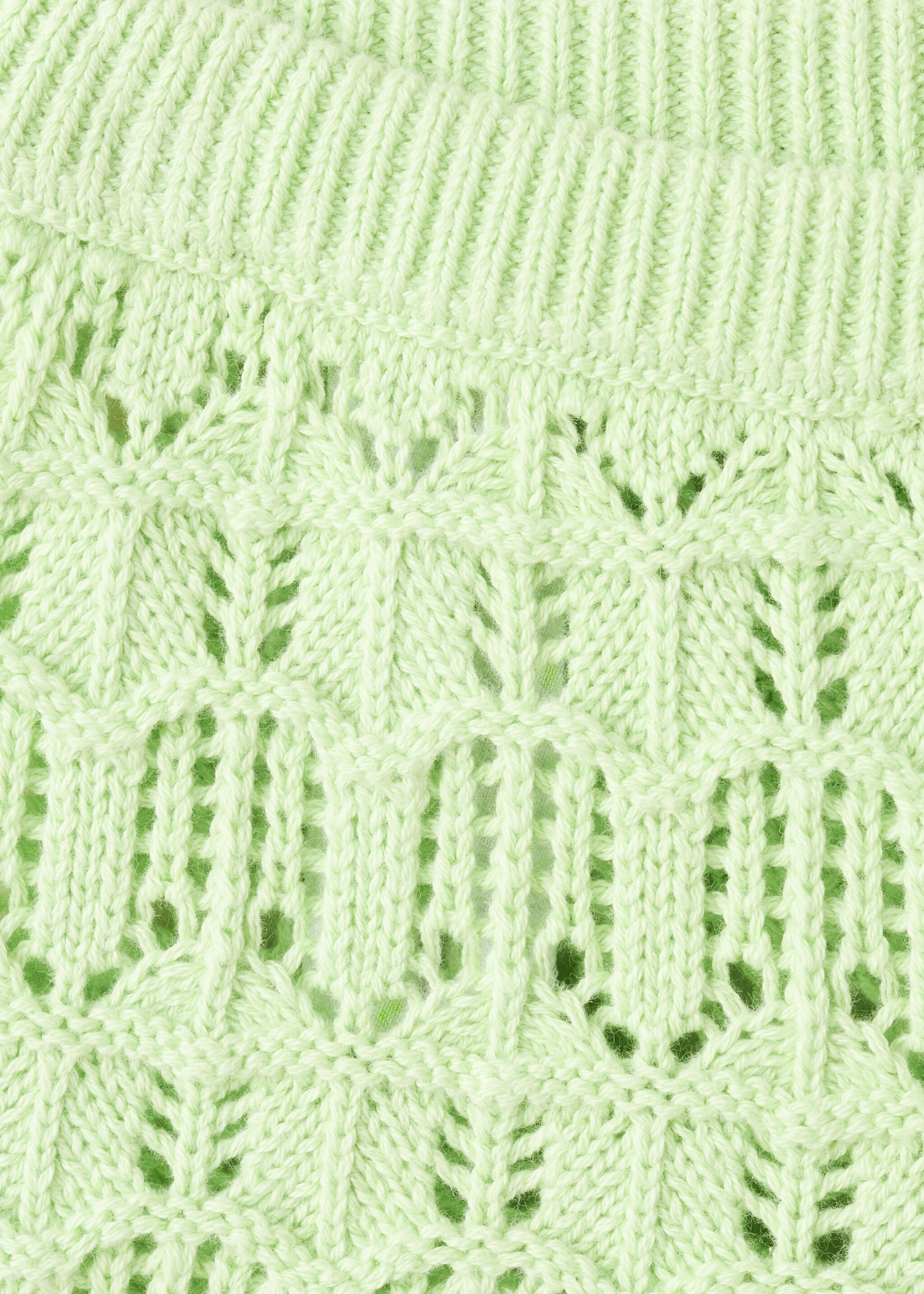 Cotton knitted shorts - Details of the article 0, Green Apple. Ref: 27047926-00.