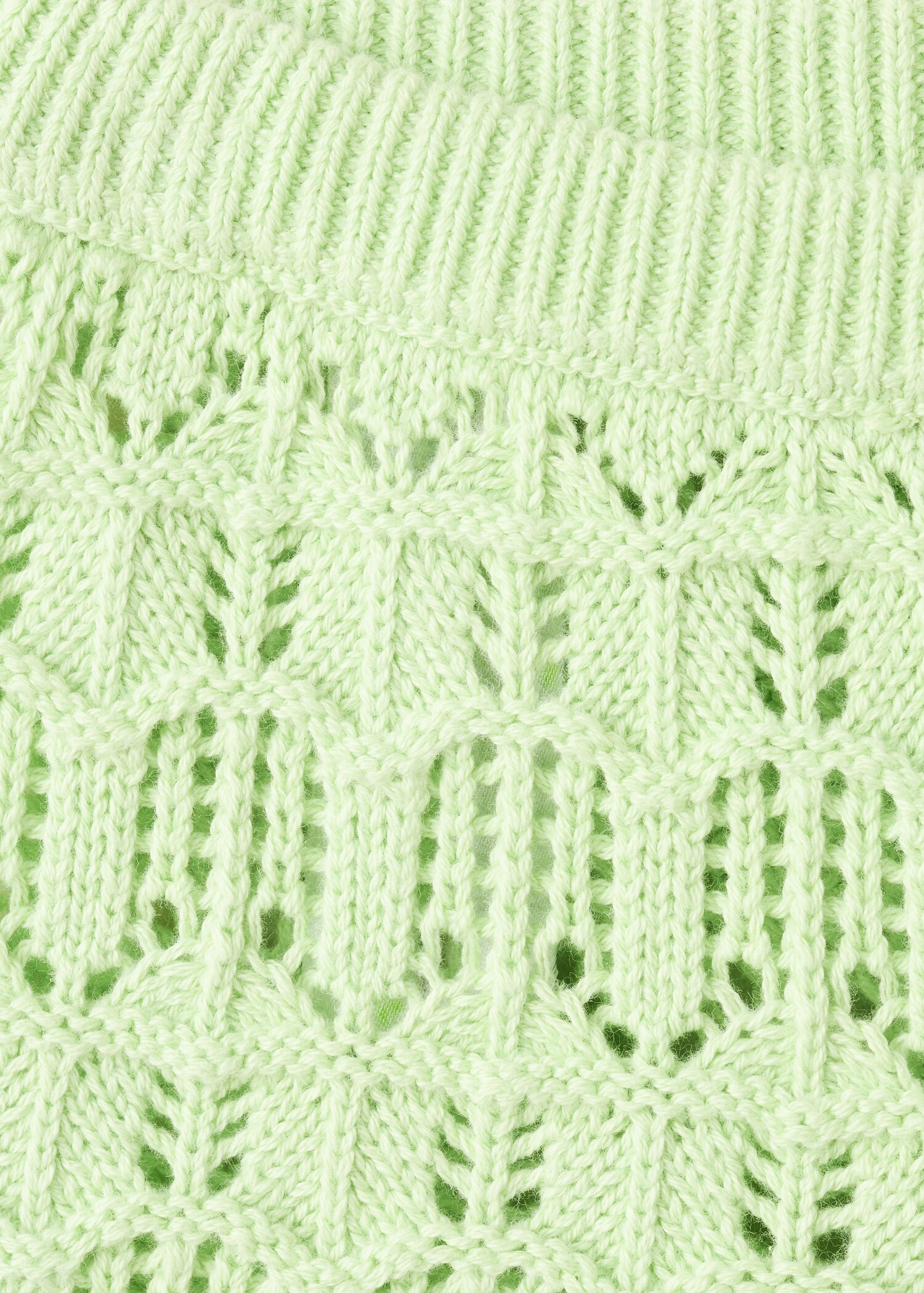 Cotton knitted shorts - Details of the article 0