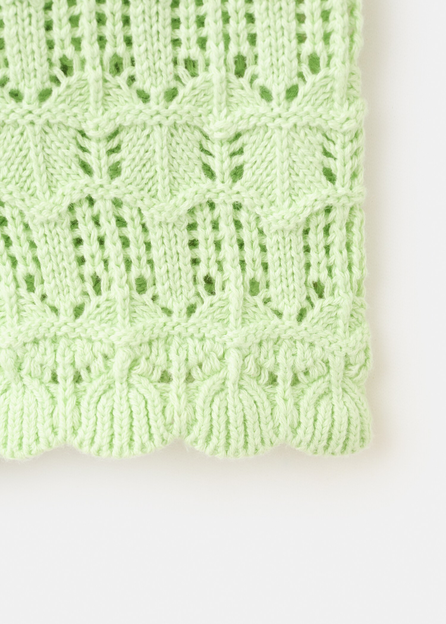 Cotton knitted shorts - Details of the article 8