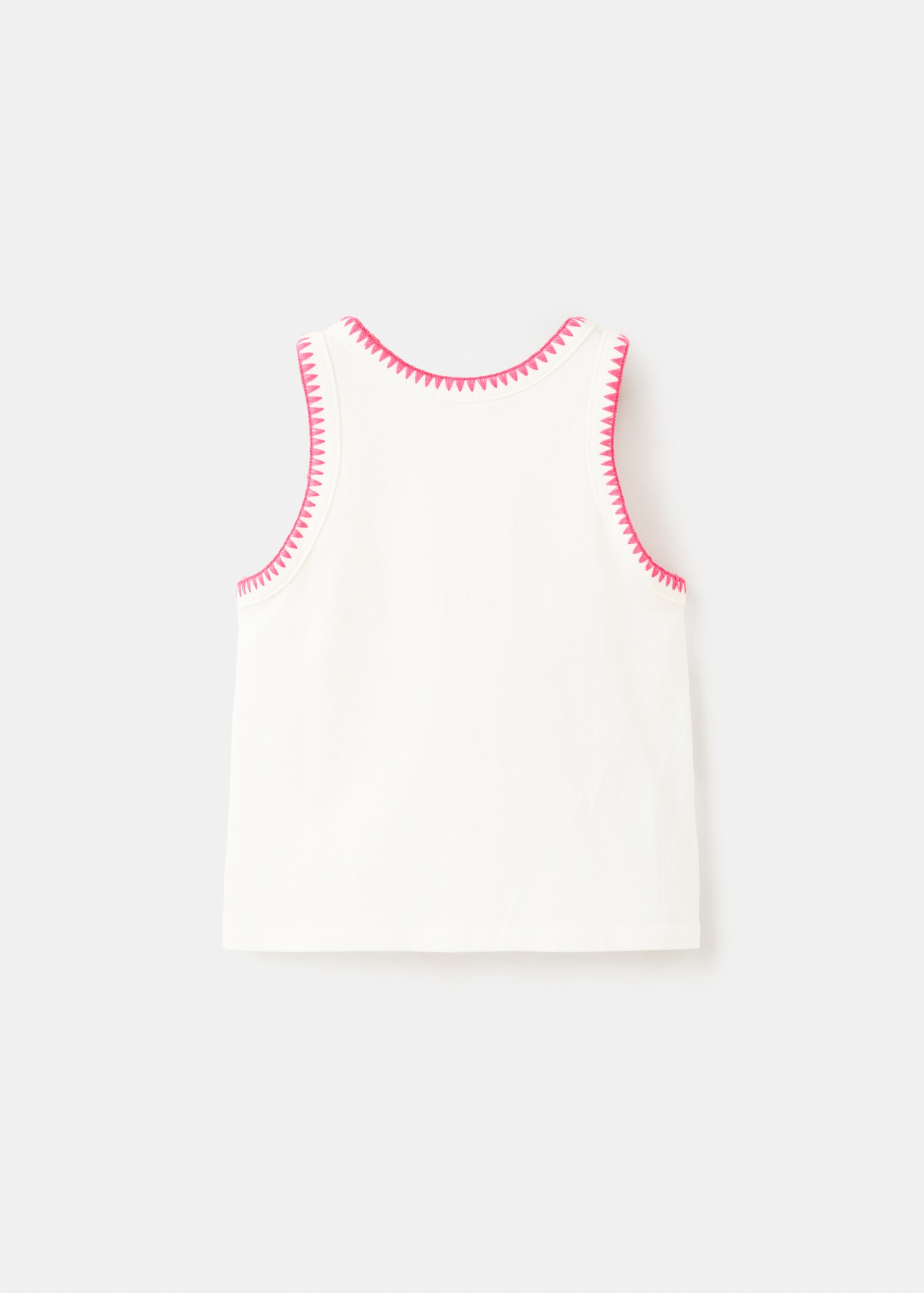 Κορυφή με τιράντες και κεντημένες λεπτομέρειες - Πίσω όψη προϊόντος