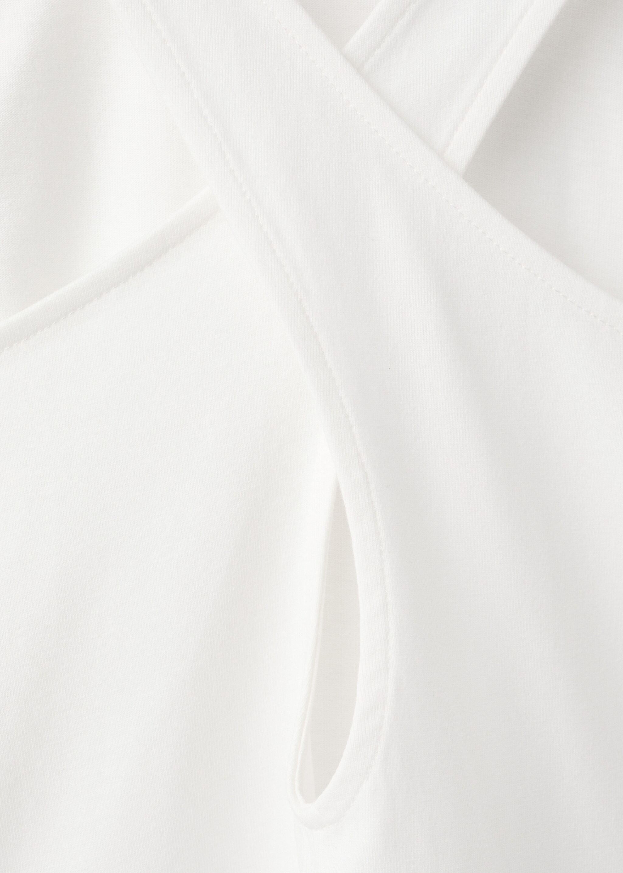 Сукня з перехрещеними бретелями на спині - Детальніше про товар 8, Брудно-білий. Ref: 27047928-00.