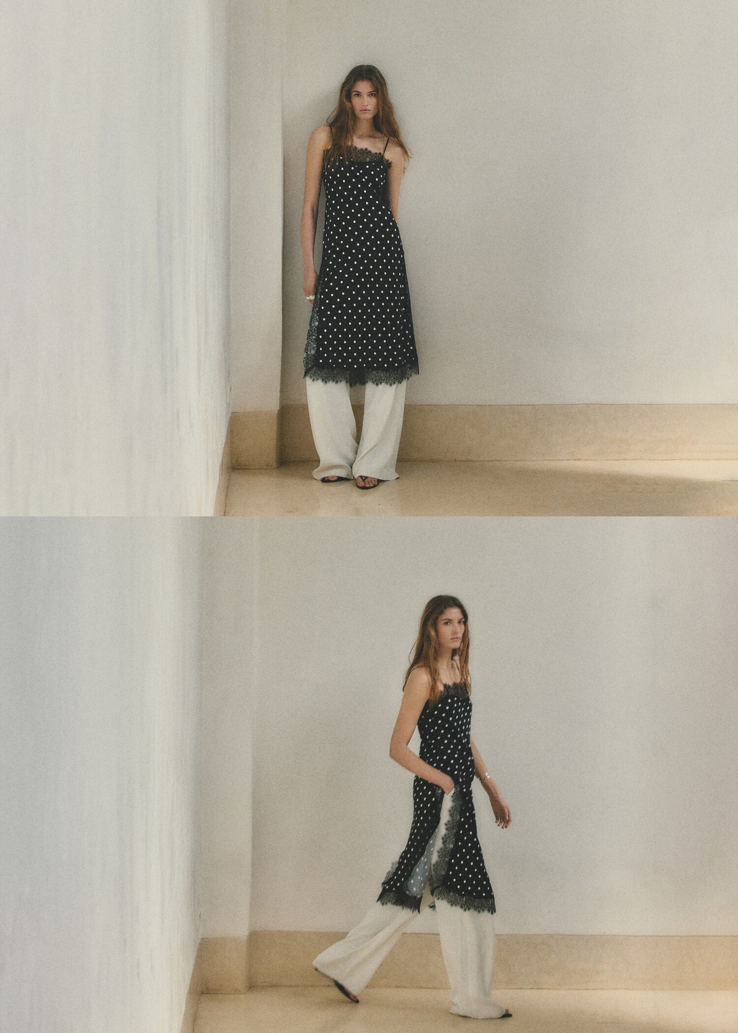 Top long en dentelle à pois - Détail de l'article 6