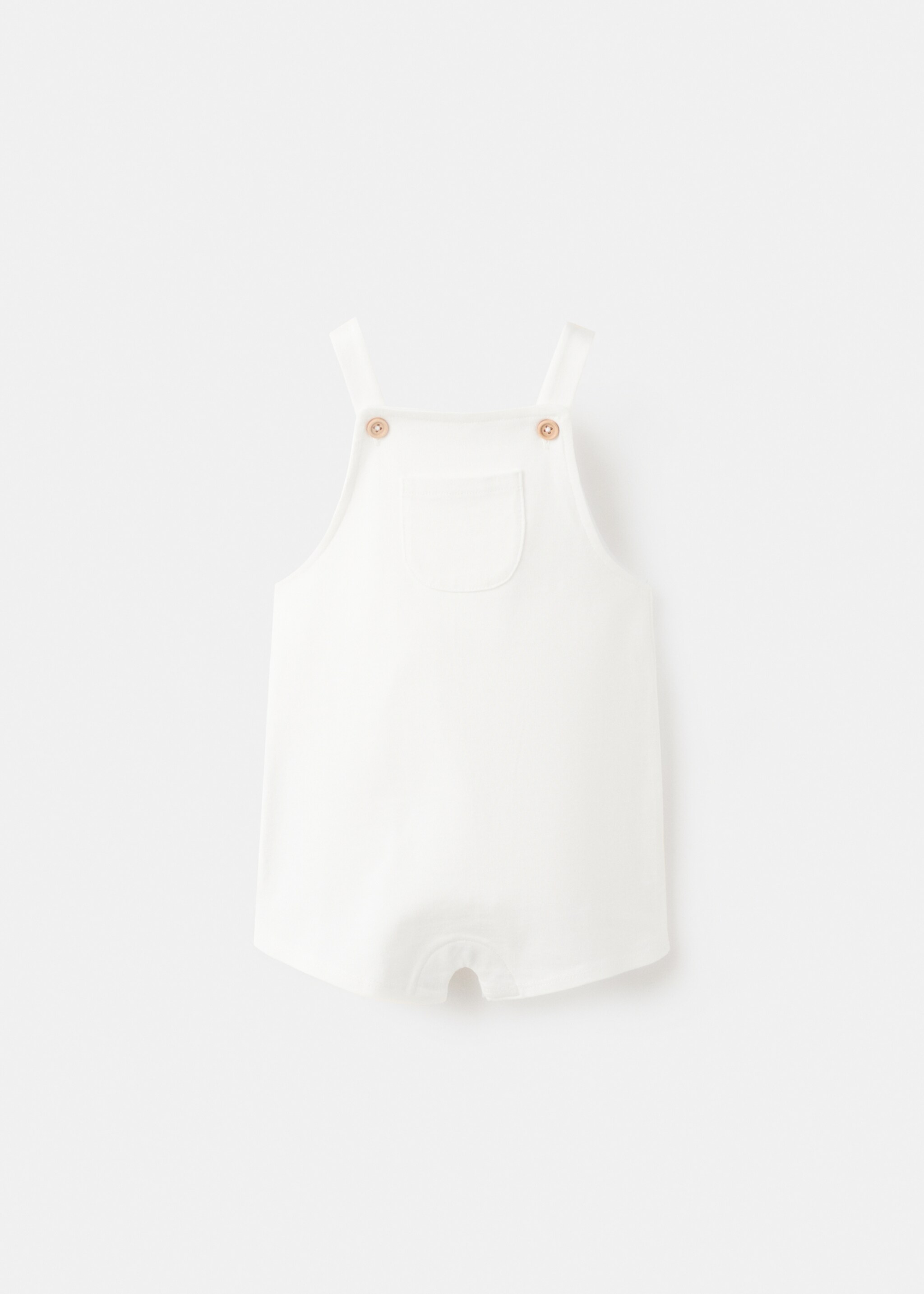 Cotton dungarees with pocket - Article without model, Off White. Ref: 27048262-00.
