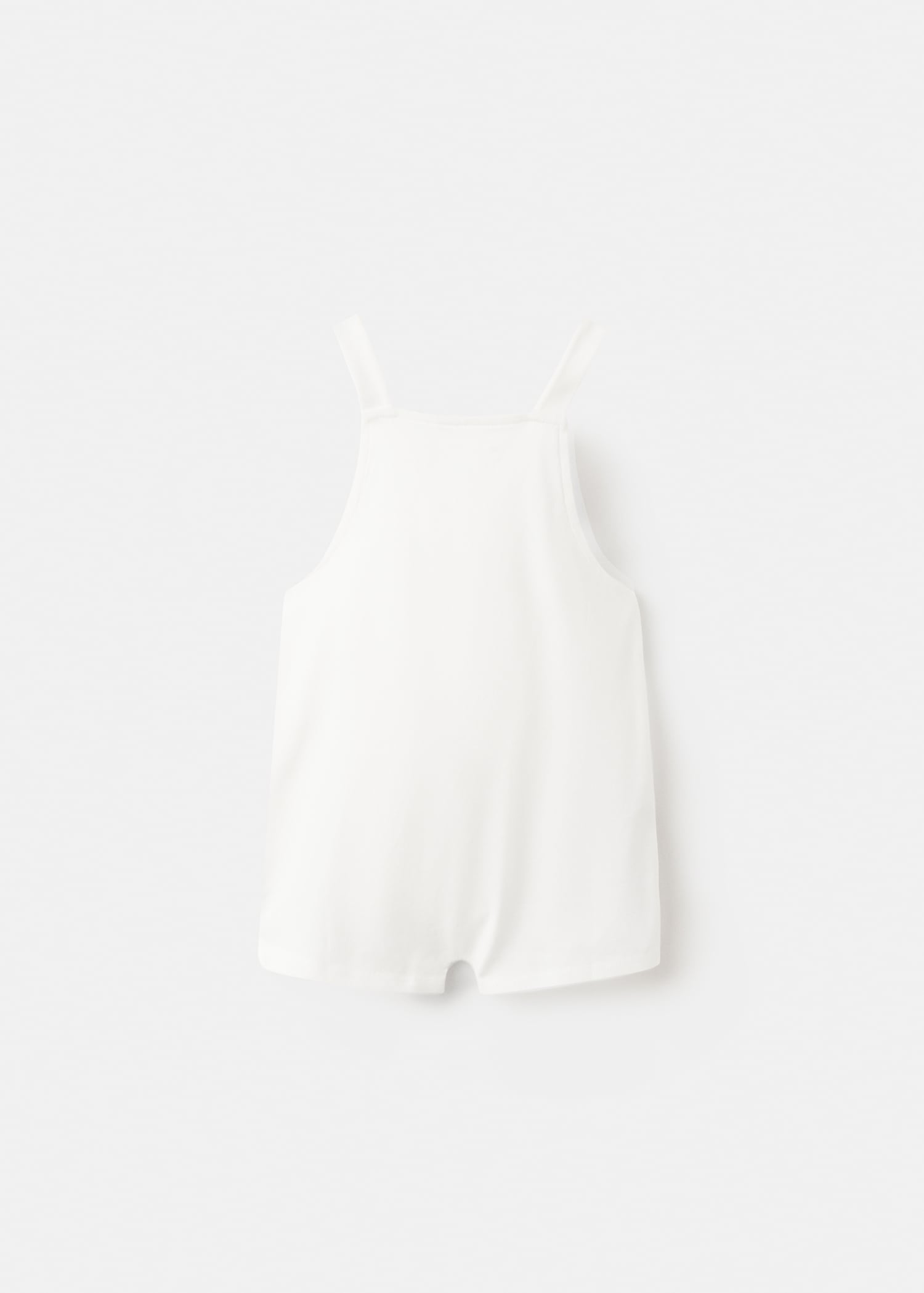 Cotton dungarees with pocket - Reverse of the article