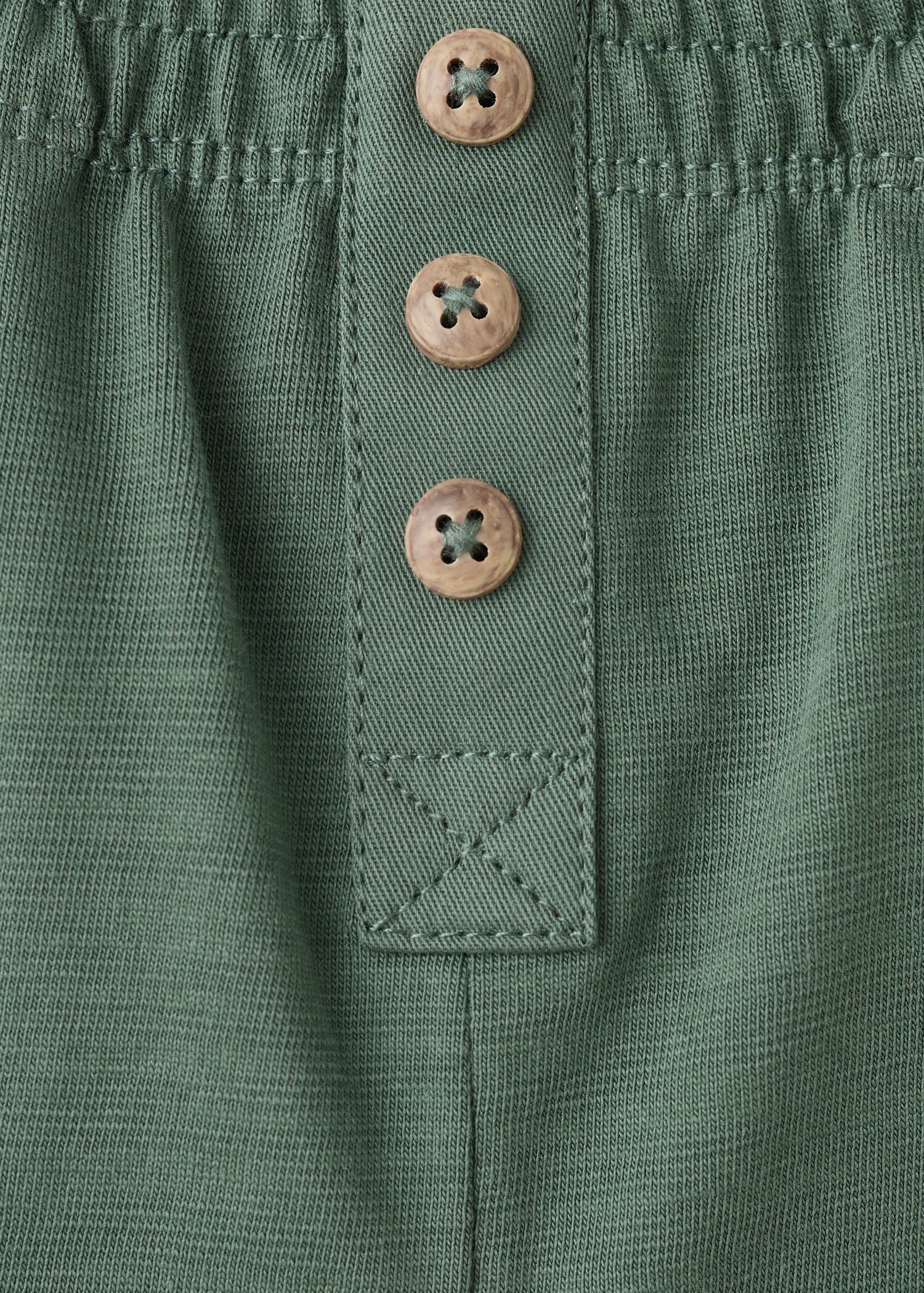 Cotton rolled hem shorts - Details of the article 8