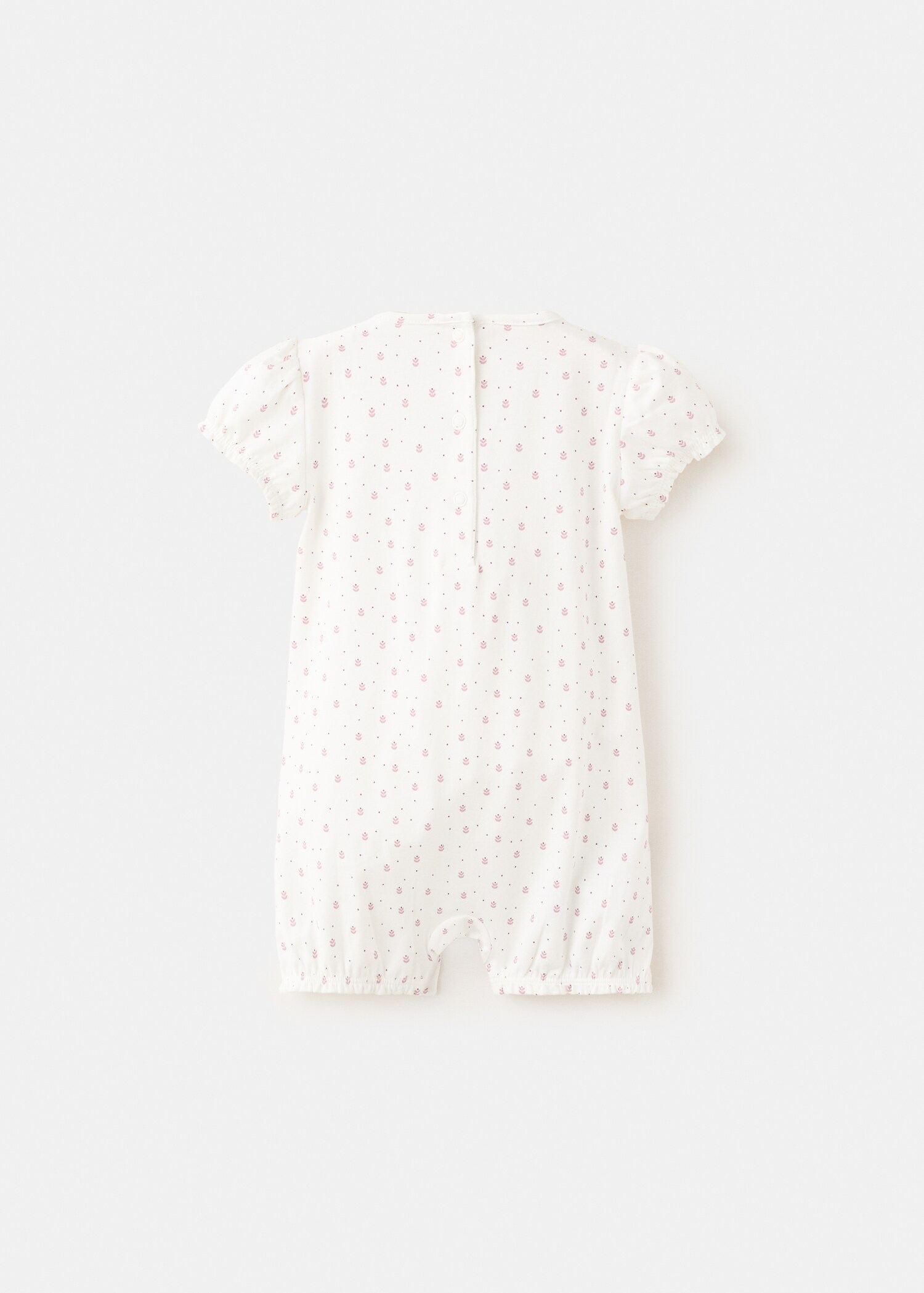 Floral-print pyjamas - Reverse of the article