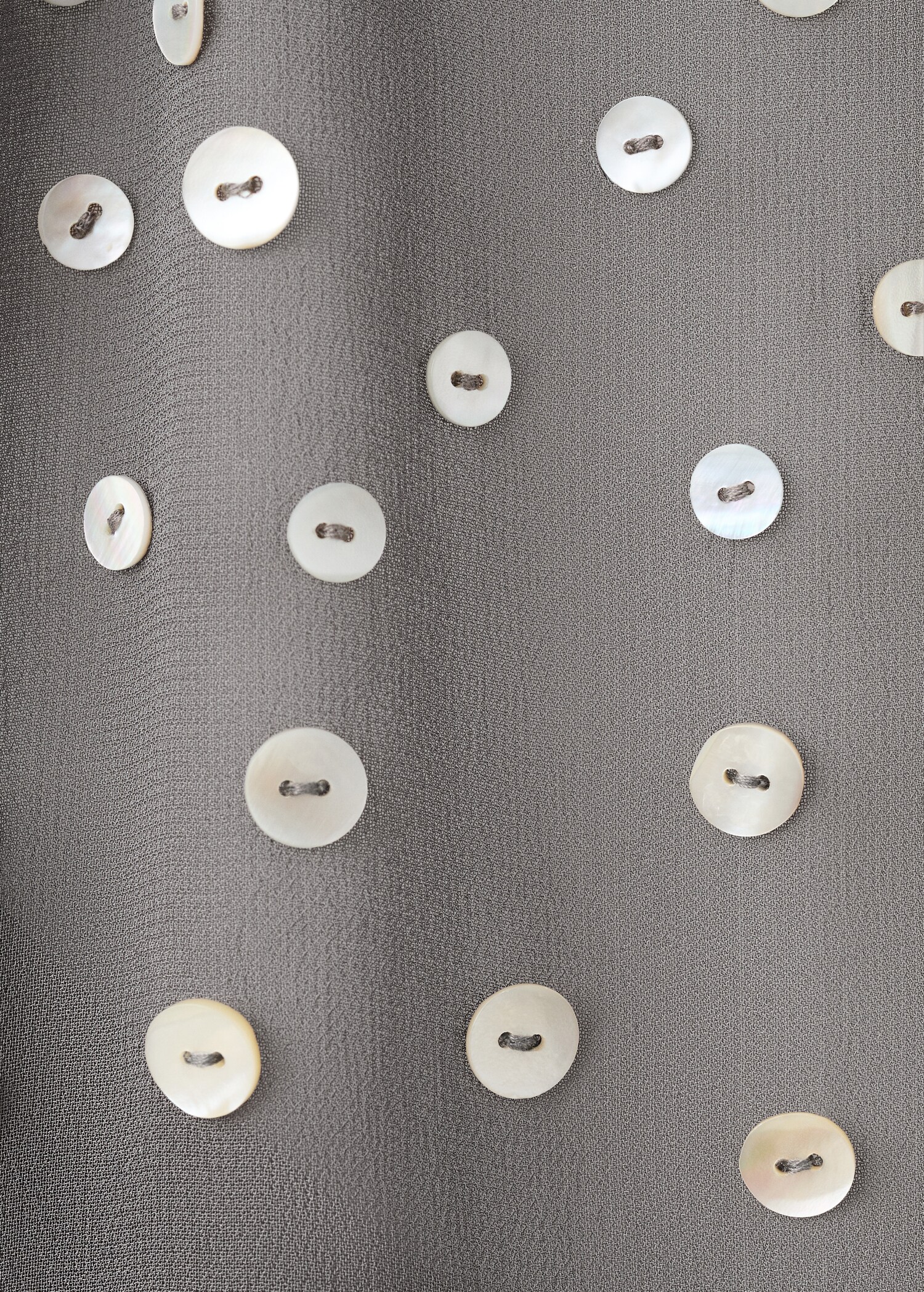 Flounce dress with V-neck - Details of the article 8