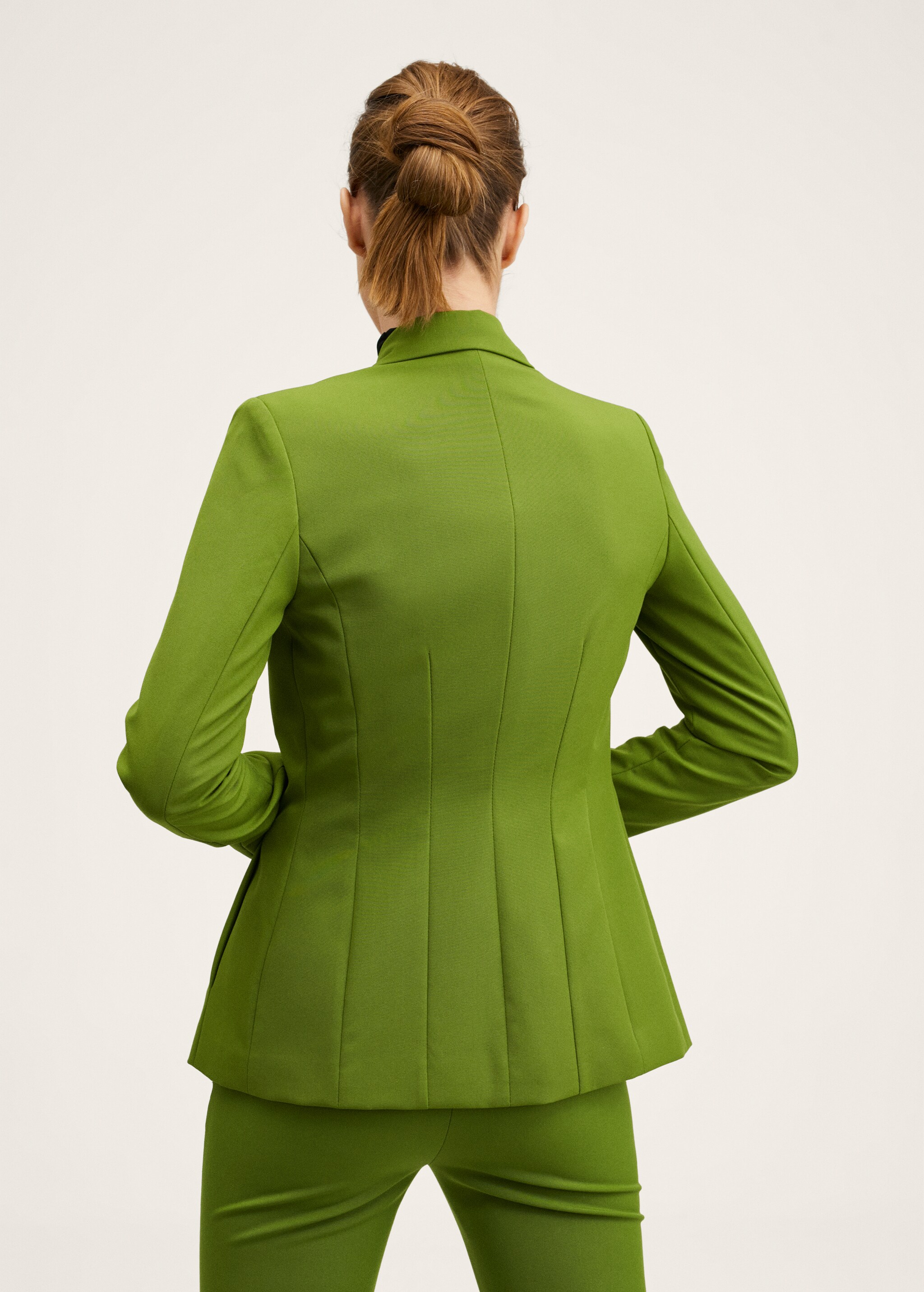 Fitted suit jacket - Reverse of the article