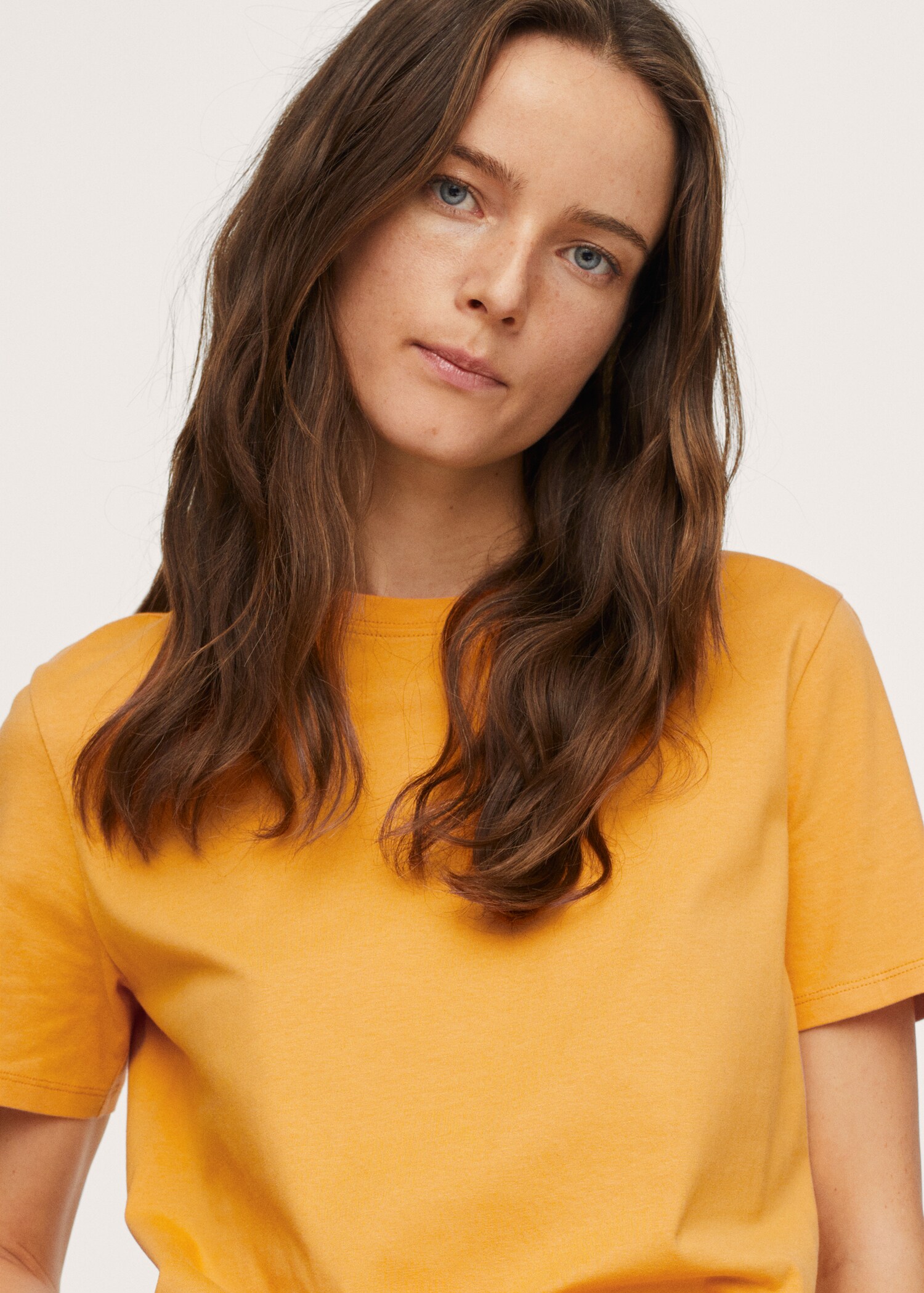 Essential cotton-blend T-shirt - Details of the article 1