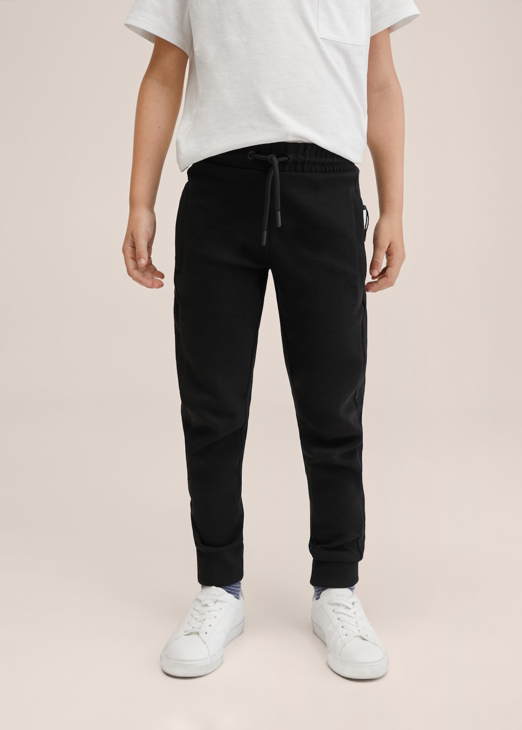 Cotton joggers with zip pockets new arrivals