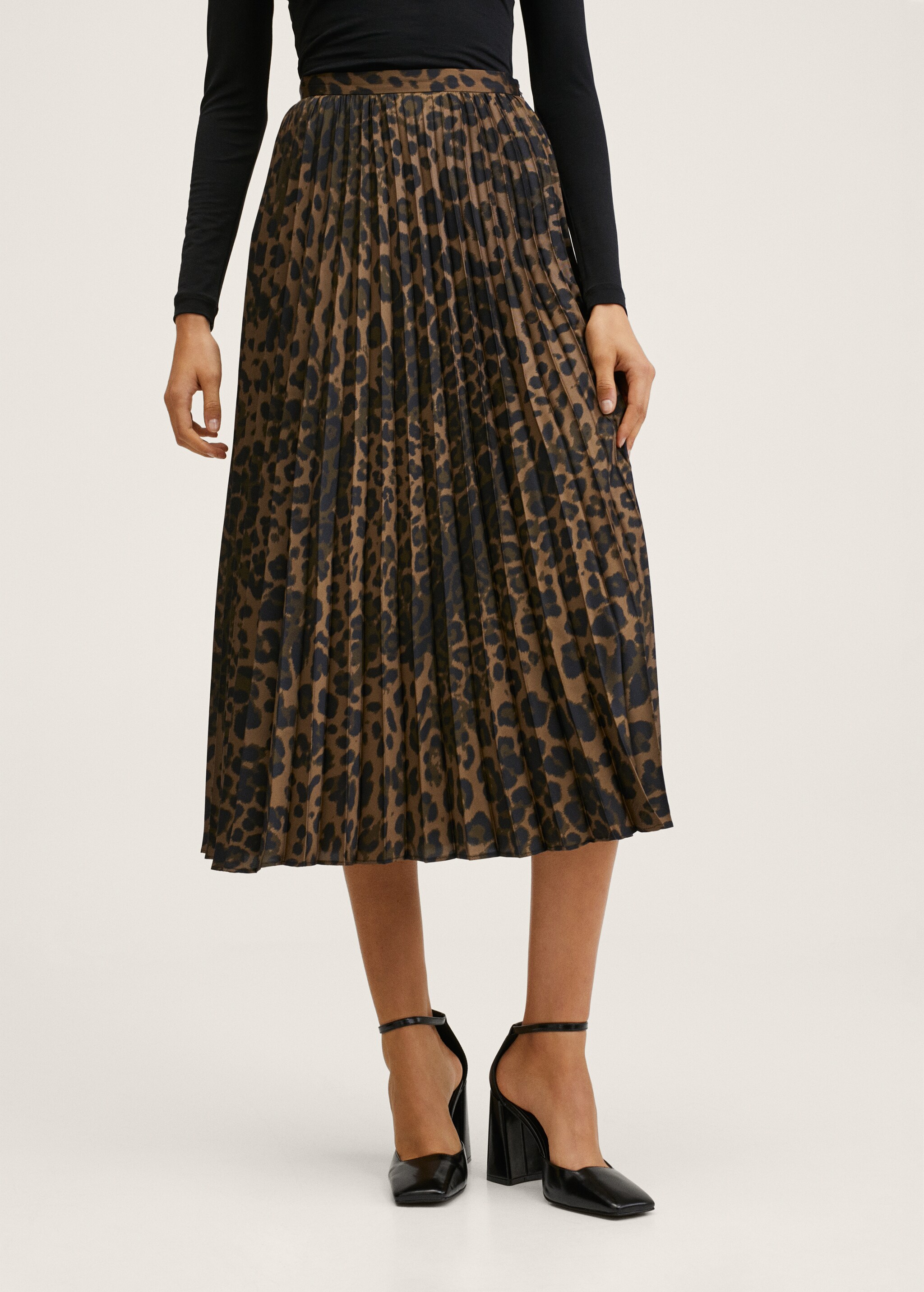 Animal print skirt - Medium plane