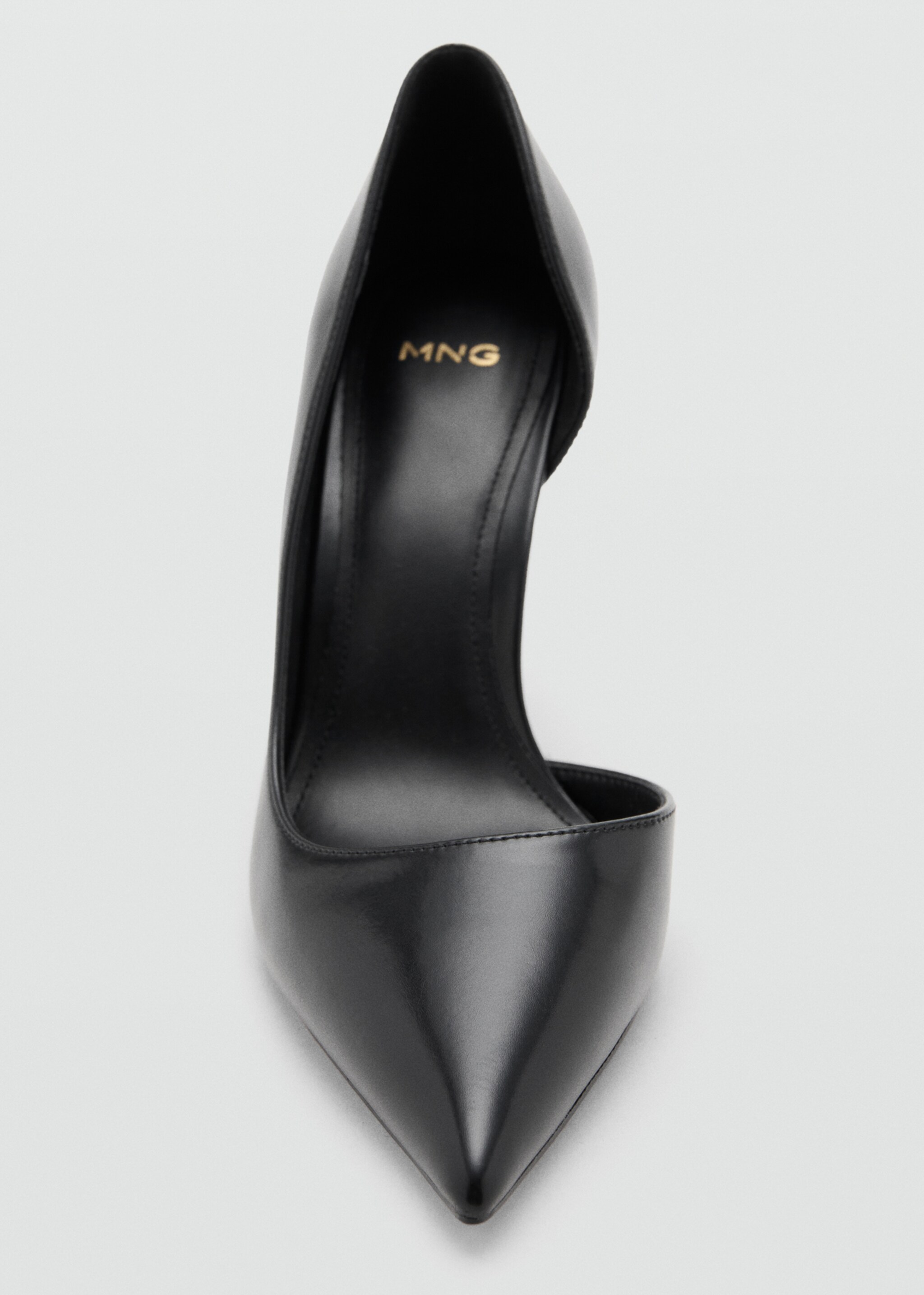Asymmetrical heeled shoes - Details of the article 2, Black. Ref: 27051169-00.