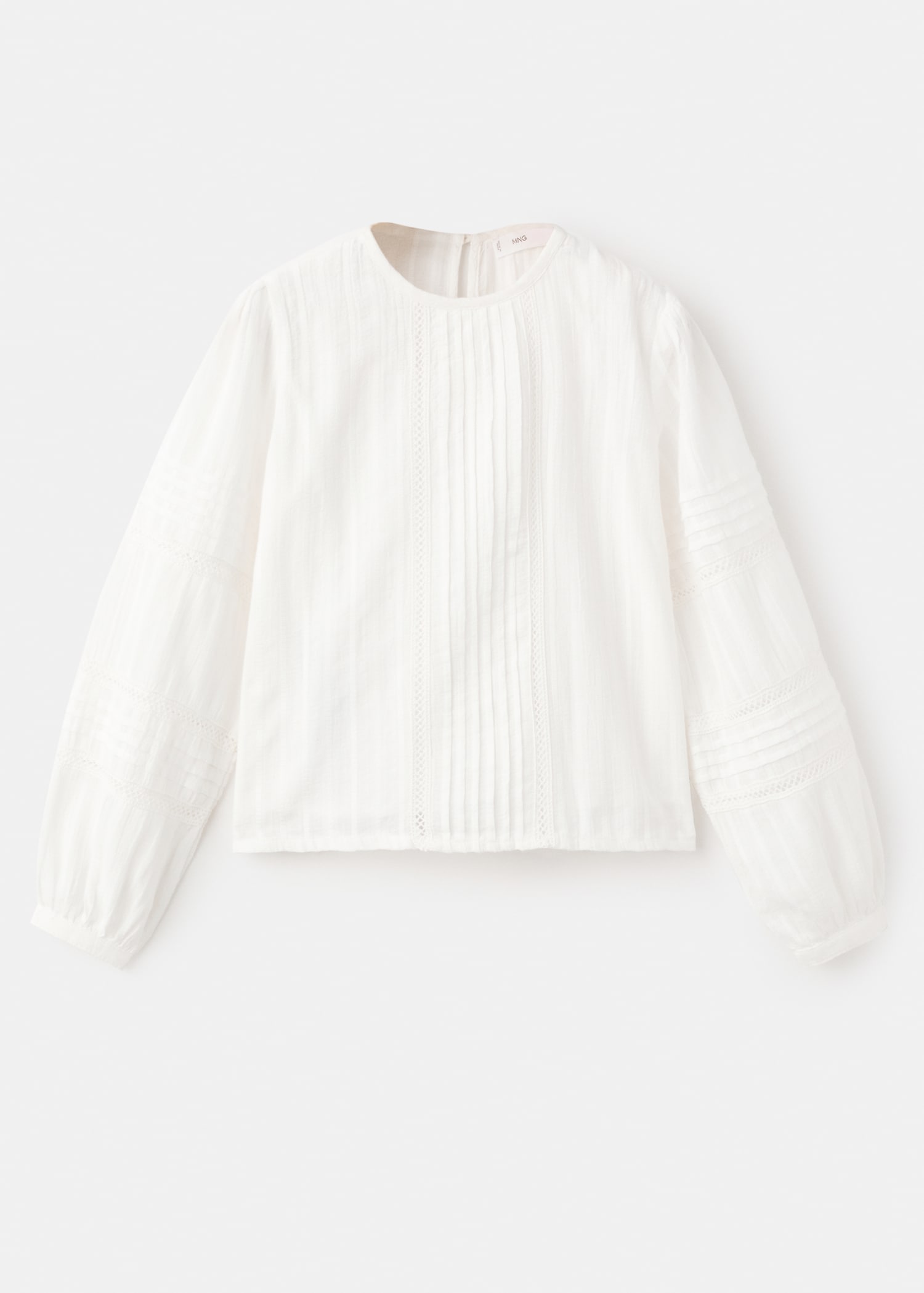 Embroidered cotton blouse - Article without model