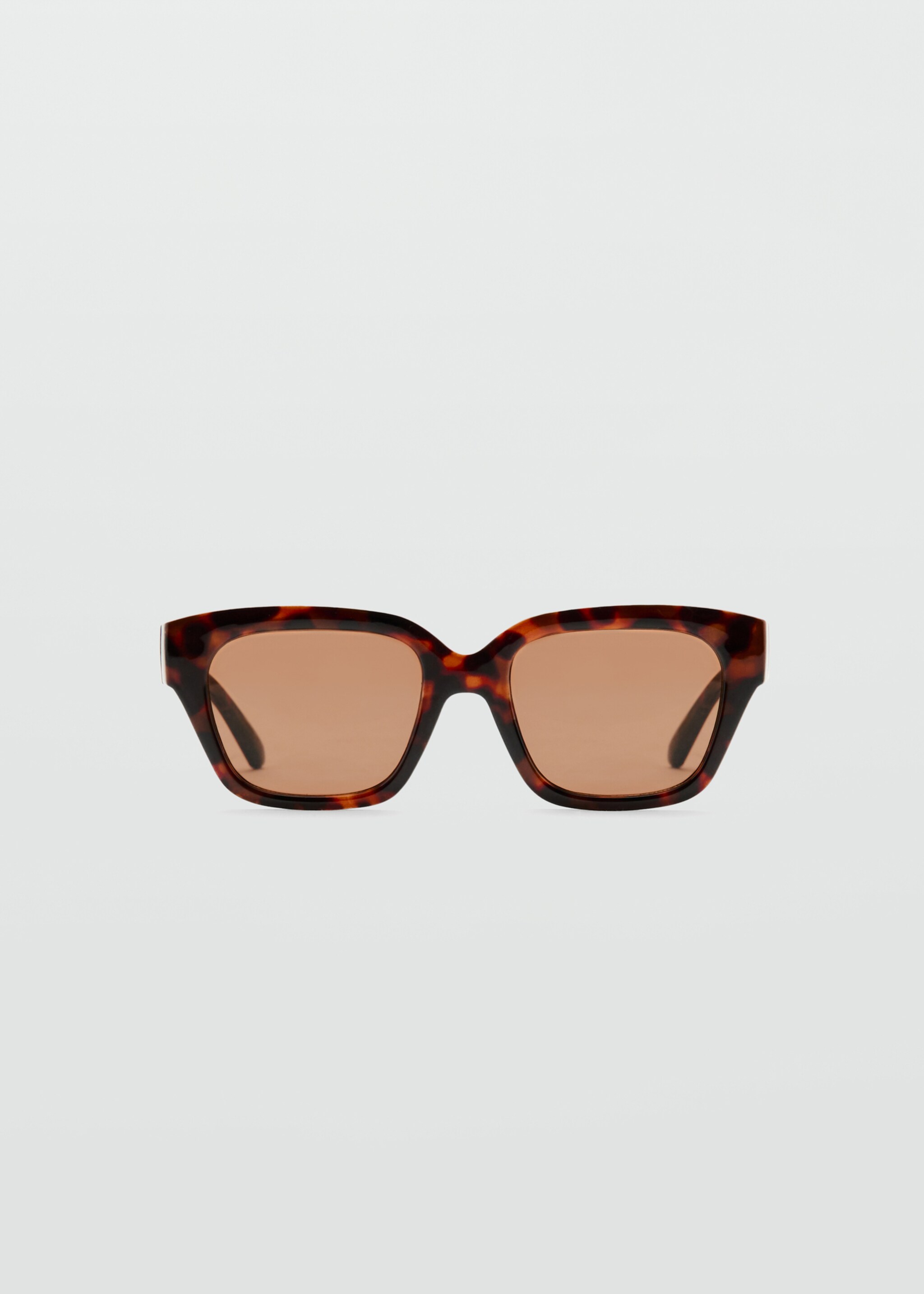 Squared frame sunglasses - Article without model, Chocolate. Ref: 27051176-00.