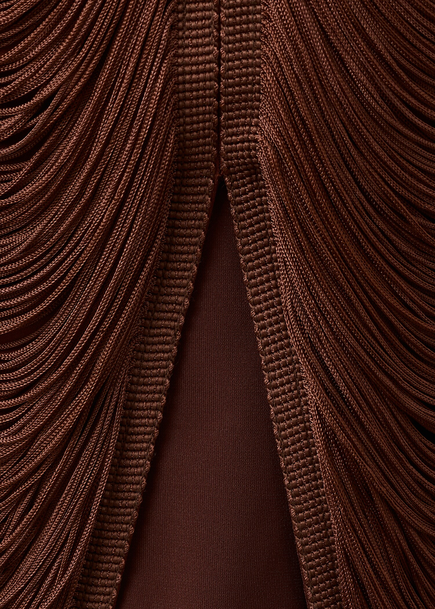 Fringed dress with low back - Details of the article 0