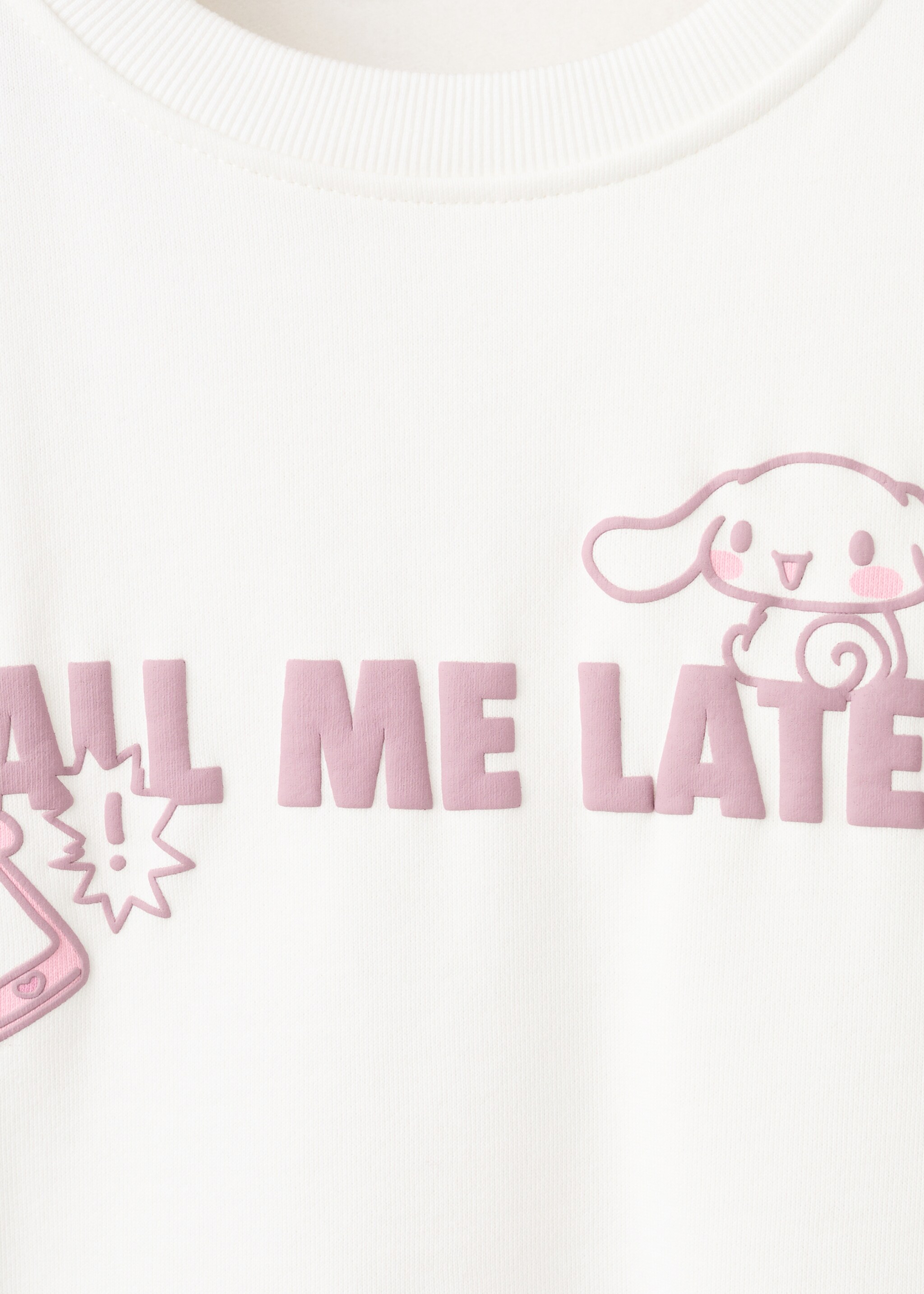 Hello Kitty sweatshirt - Details of the article 8, Off White. Ref: 27051184-00.