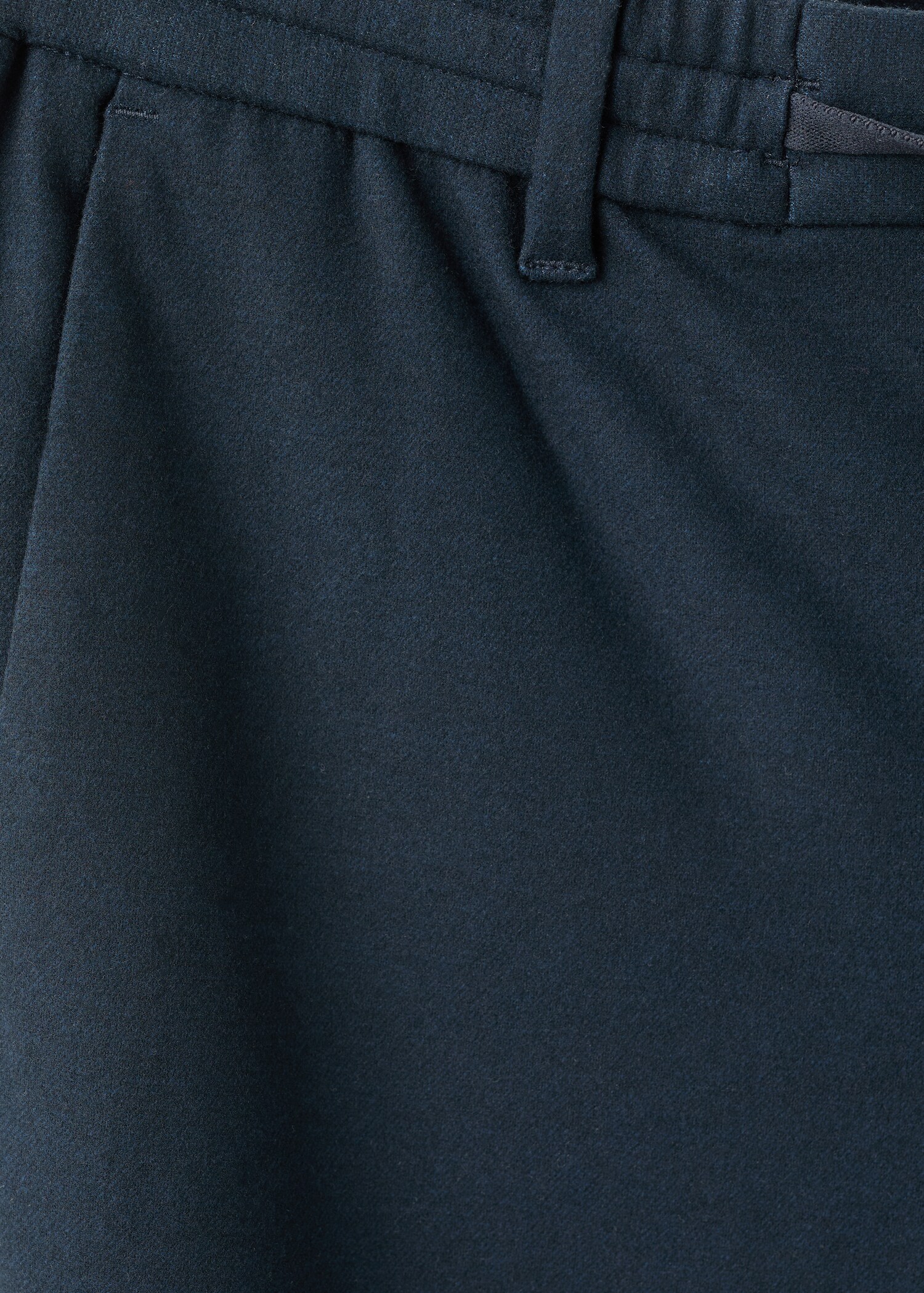 Slim-fit flannel trousers - Details of the article 0