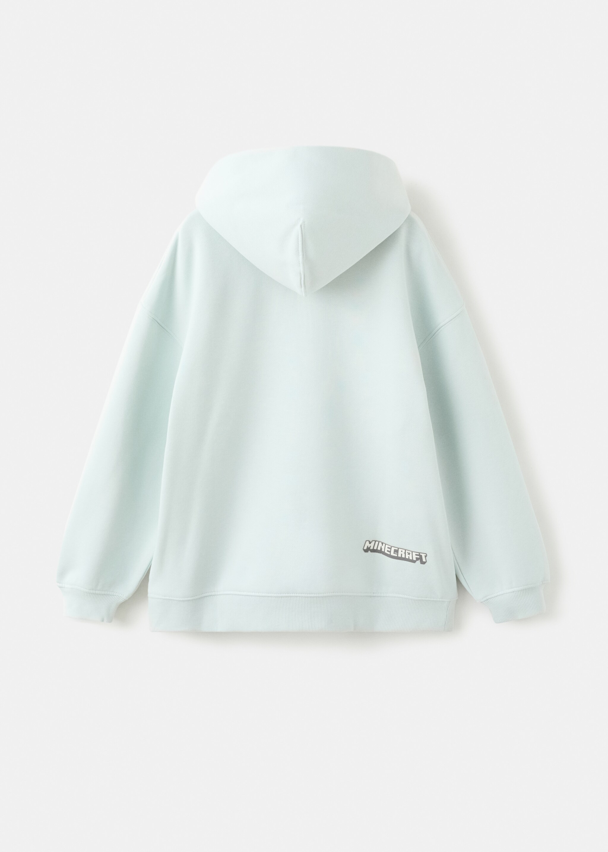 Minecraft sweatshirt - Reverse of the article, Aqua Green. Ref: 27051187-00.