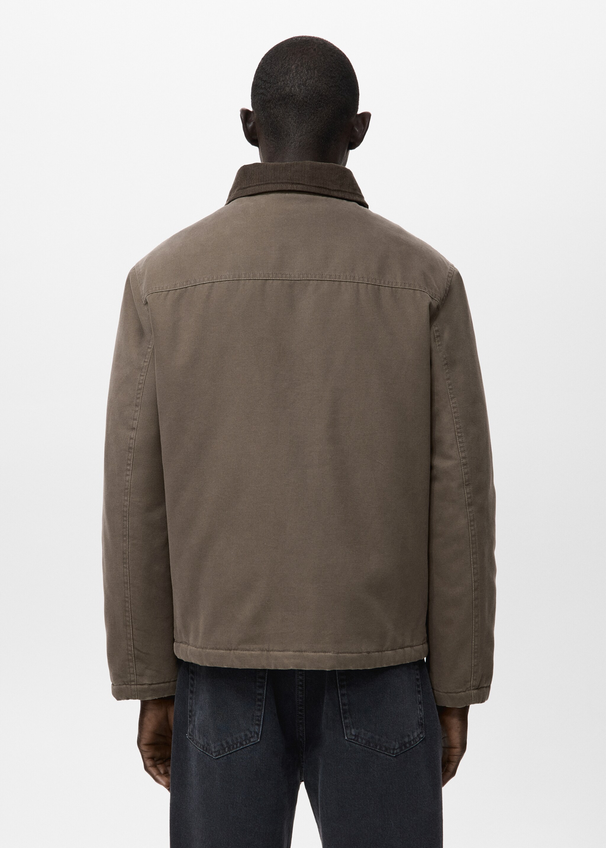 Cazadora chester - Reverso del artículo, Marrón. Ref: 27051190-00.
