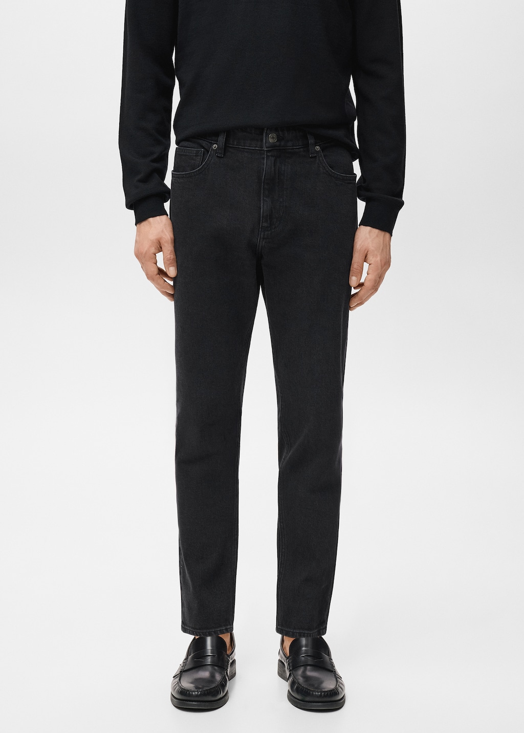 Ben cropped tapered-fit jeans