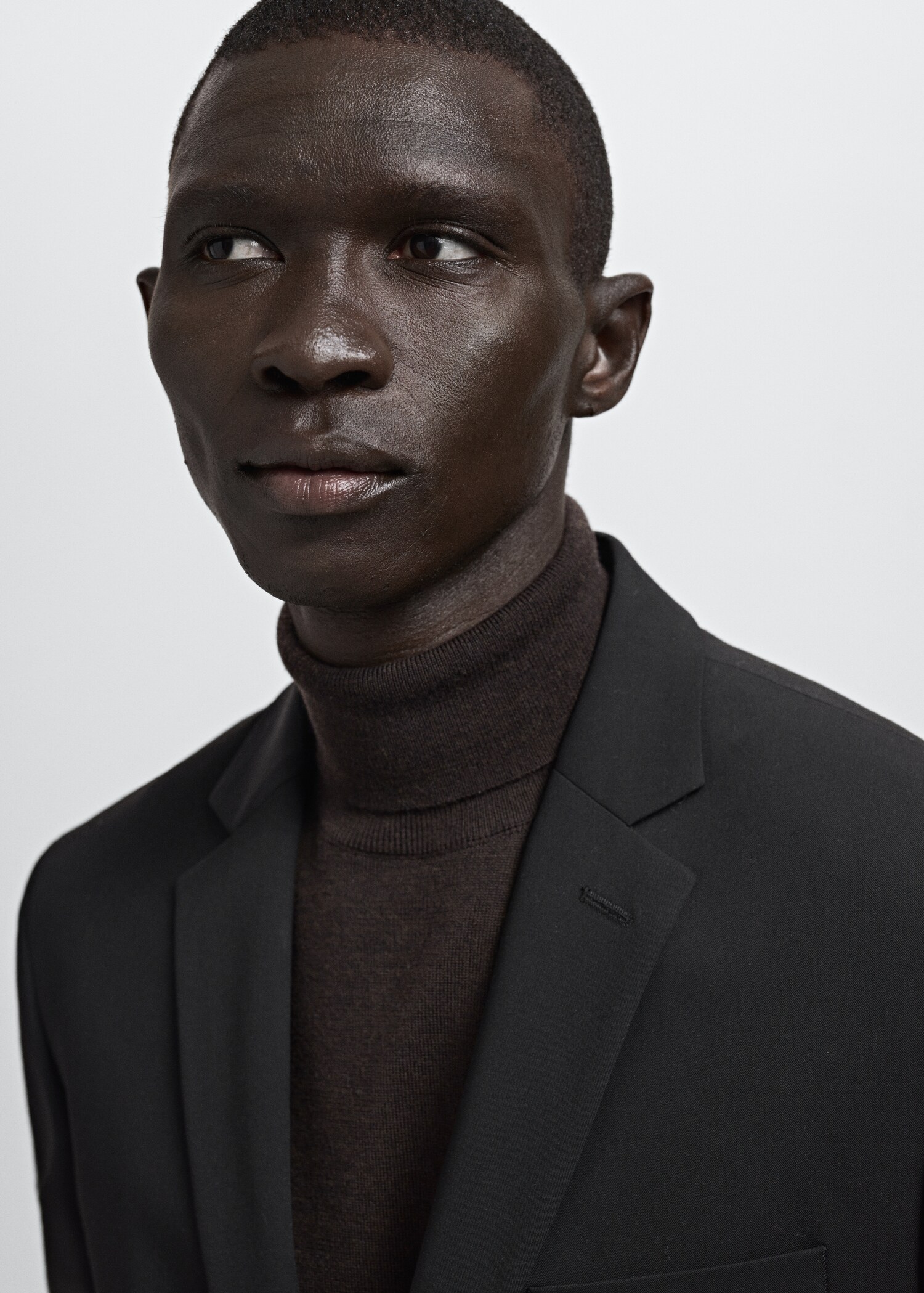 Super slim-fit suit jacket in stretch fabric - Details of the article 1