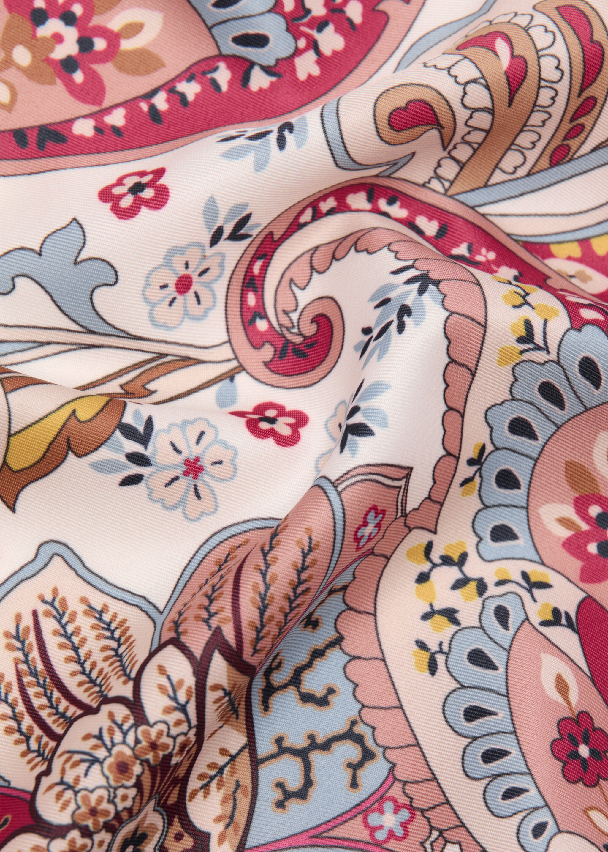 Combined design scarf - Medium plane, Pink. Ref: 27051196-00.