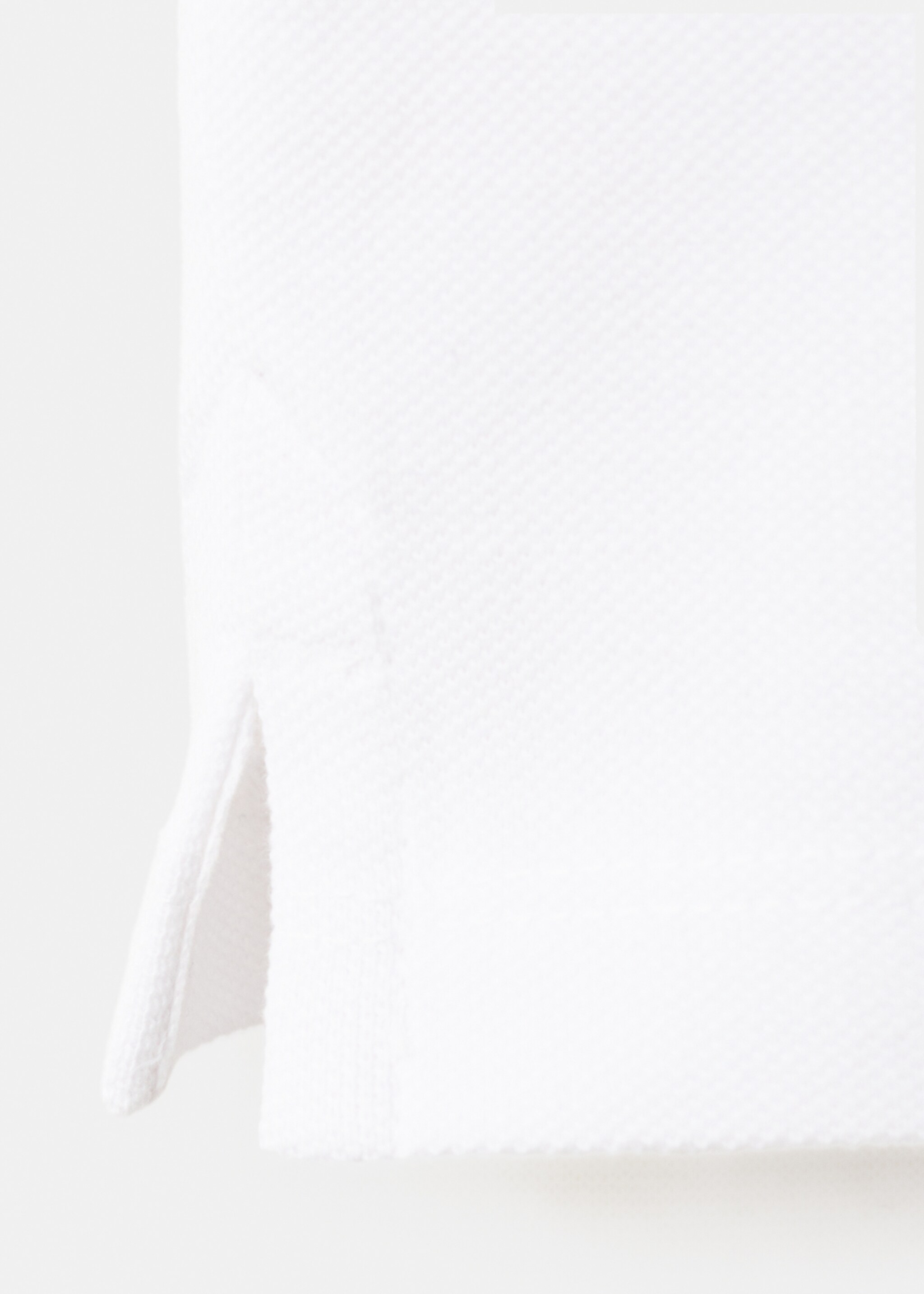 Polo coton imprimé - Détail de l'article 8, Blanc. Ref: 27051198-00.