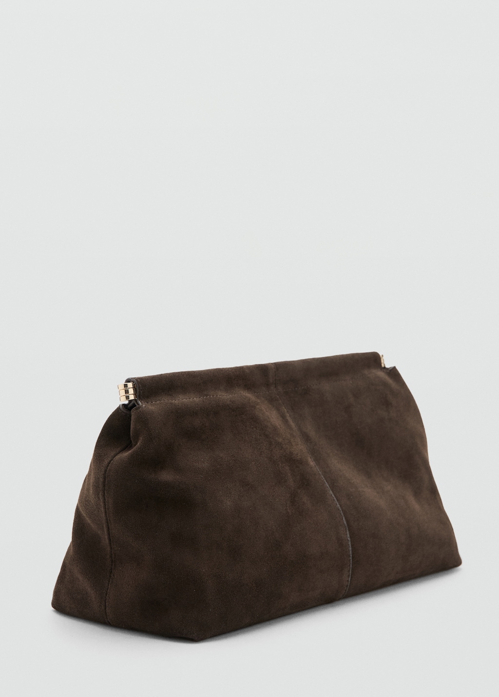 Suede handbag