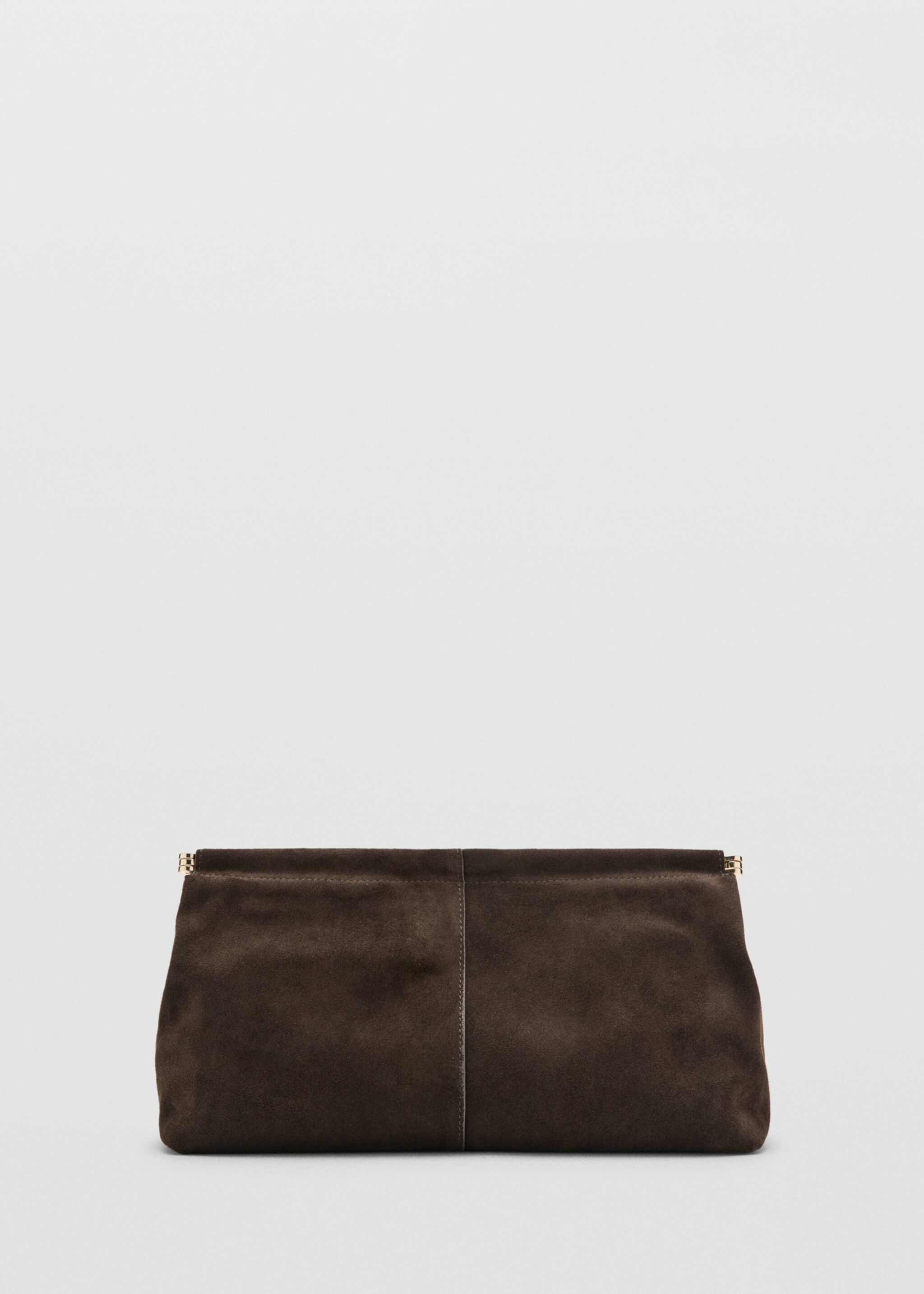 Sac à main en cuir sergé - Article sans modèle, Chocolat. Ref: 27051200-00.
