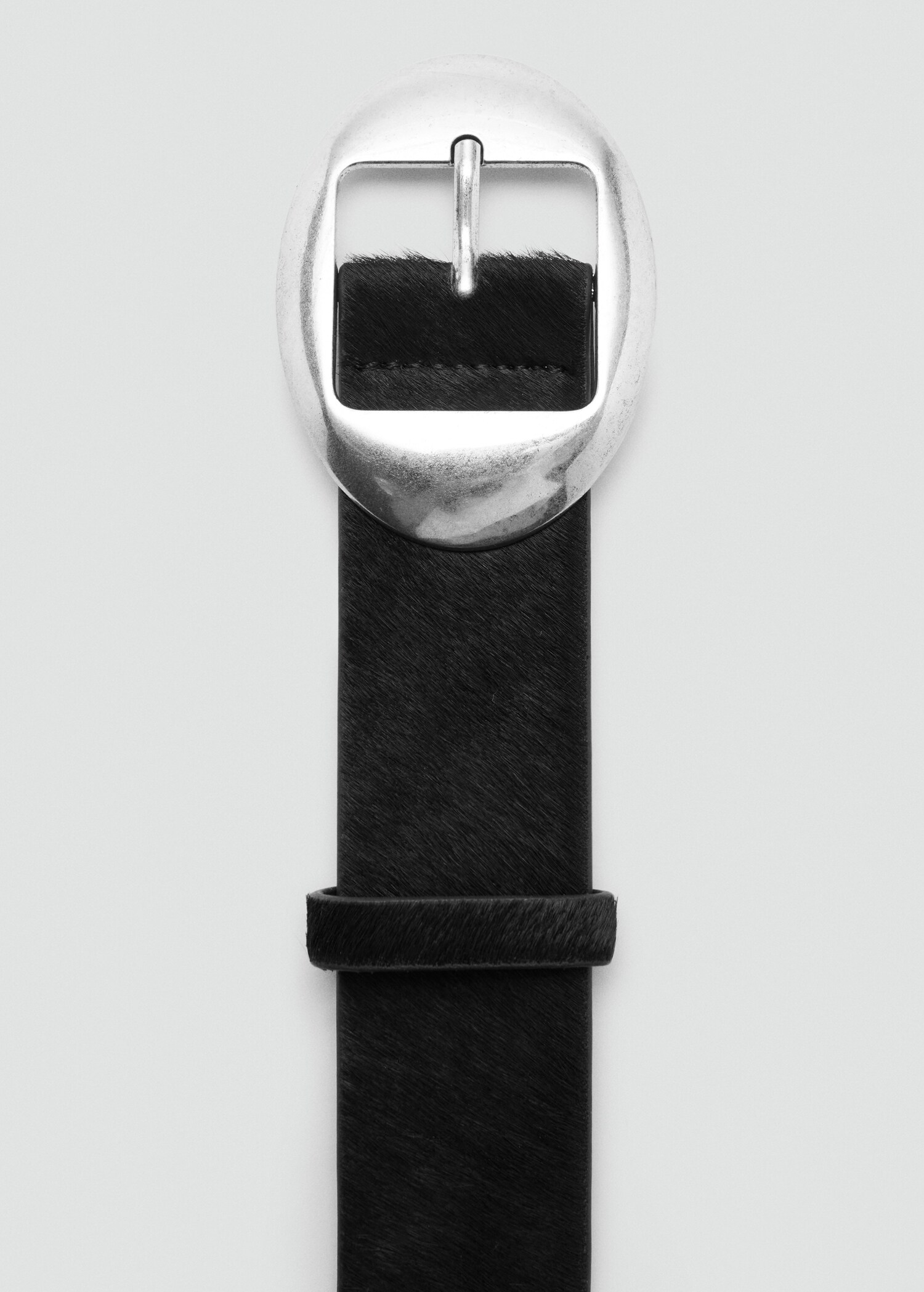 Leather fur belt - Details of the article 1