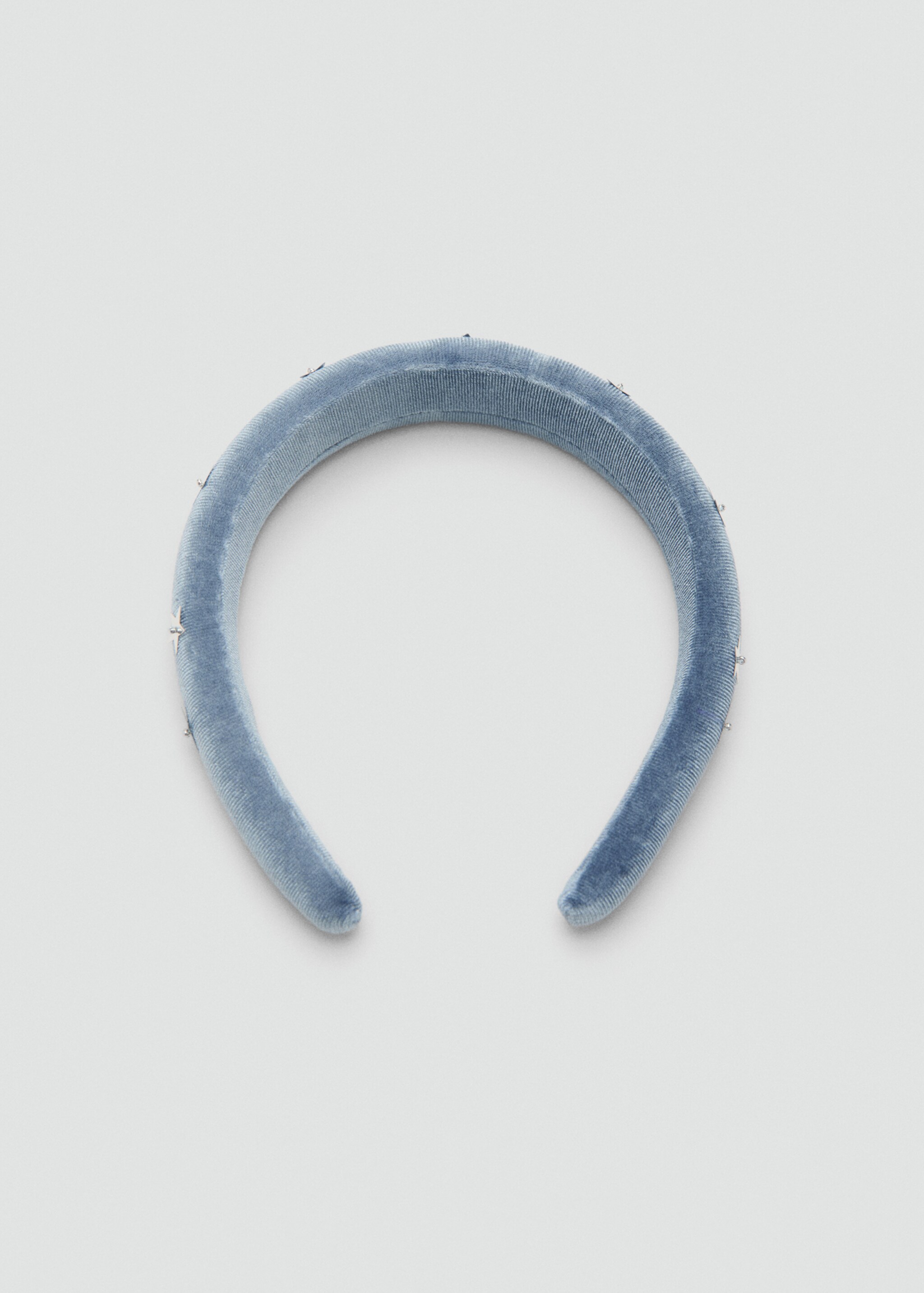Velvet stars headband - Article without model, Sky Blue. Ref: 27051209-00.