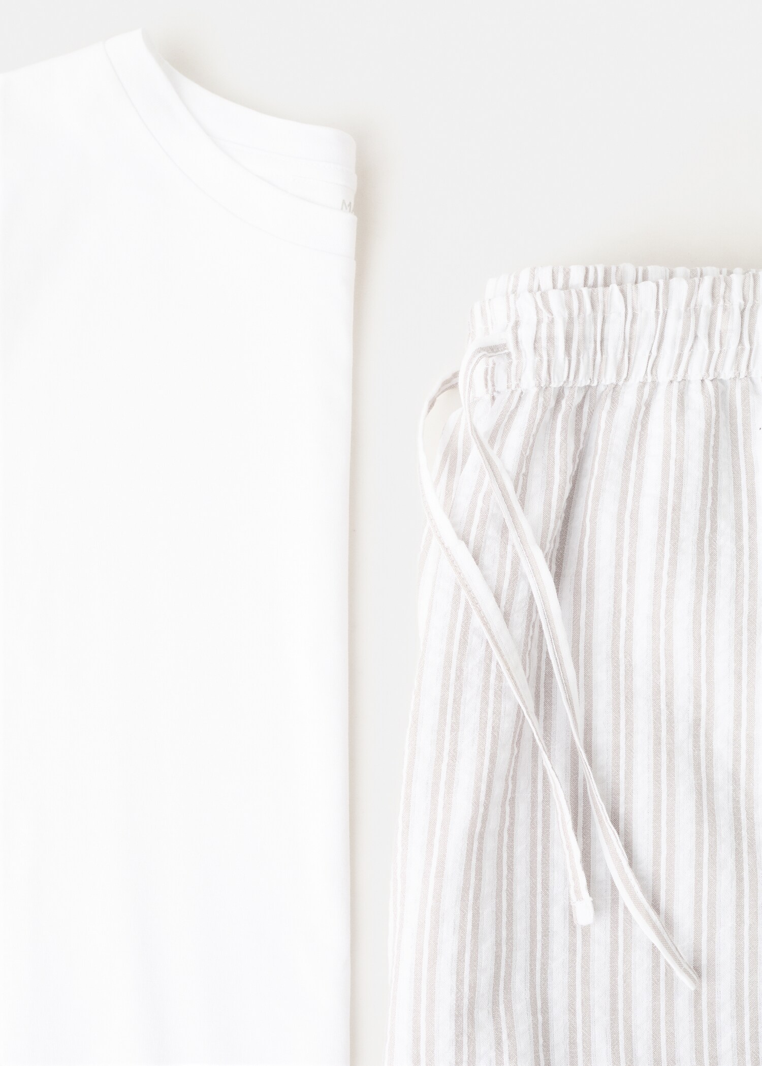 Pijama dos piezas raya algodón manga corta - Detalle del artículo 8