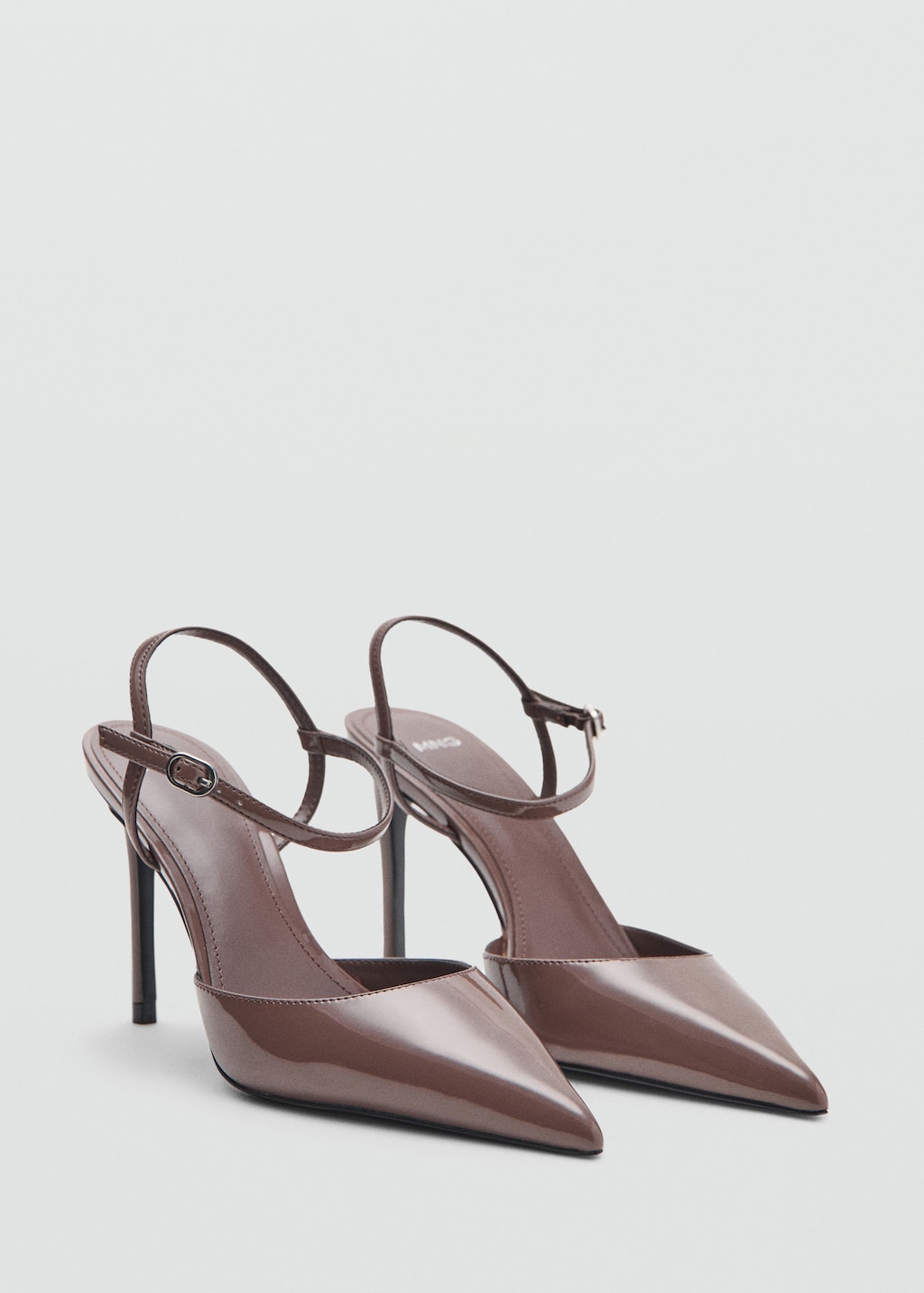 Mango Patent heeled shoes